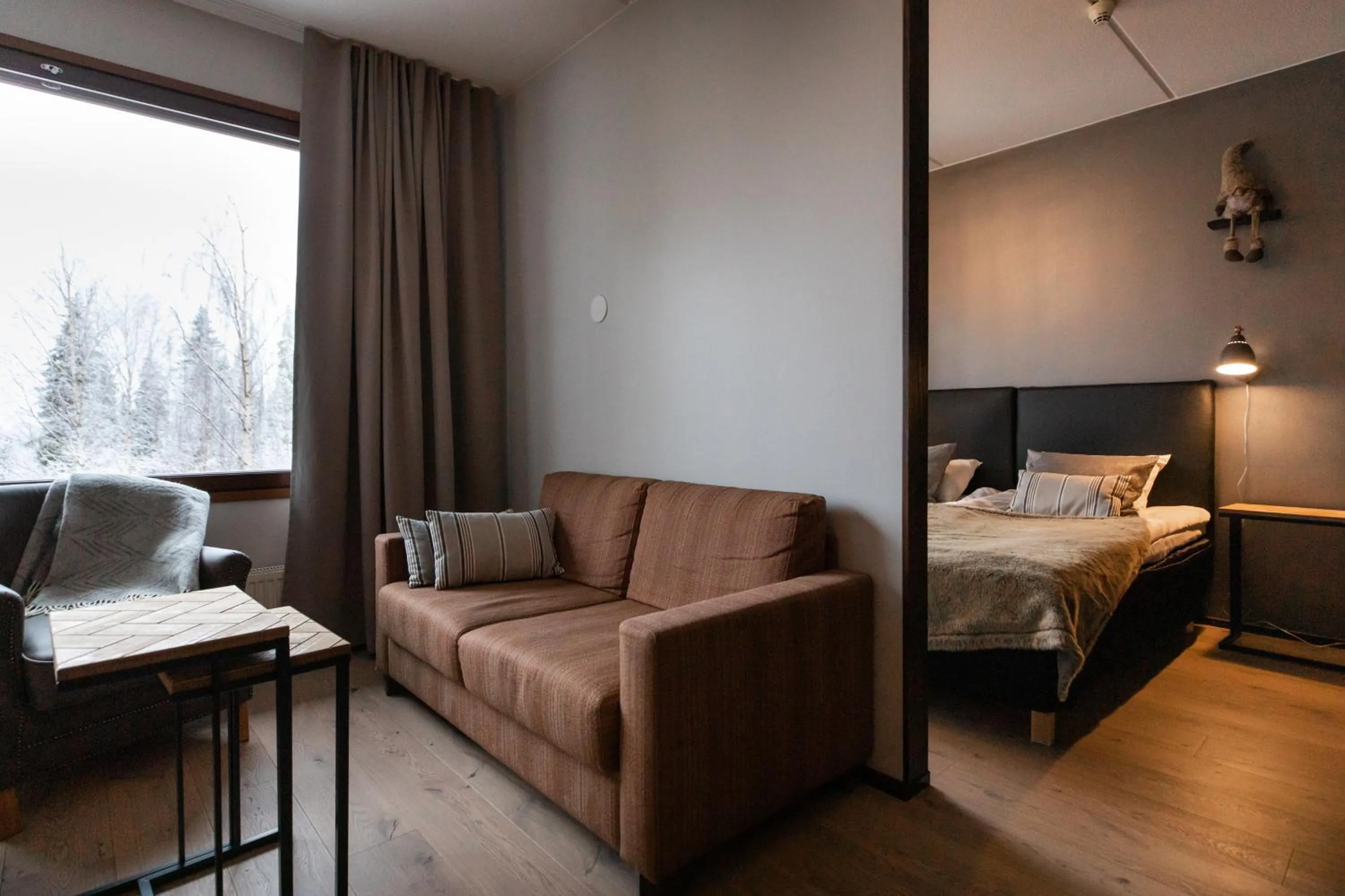 Bedroom, Bed in Santa's Hotel Aurora & Igloos