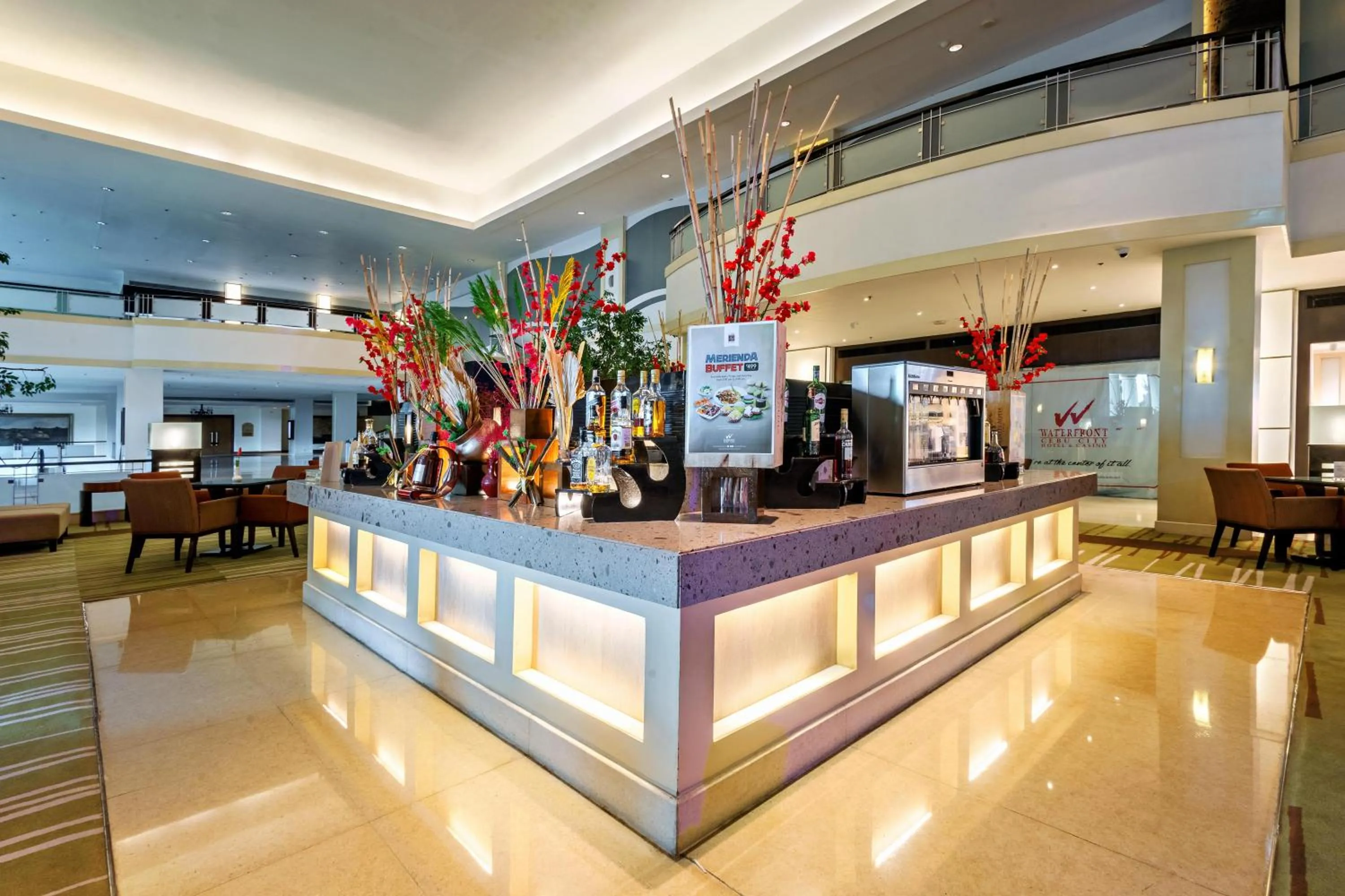 Lobby or reception in Waterfront Cebu City Hotel & Casino