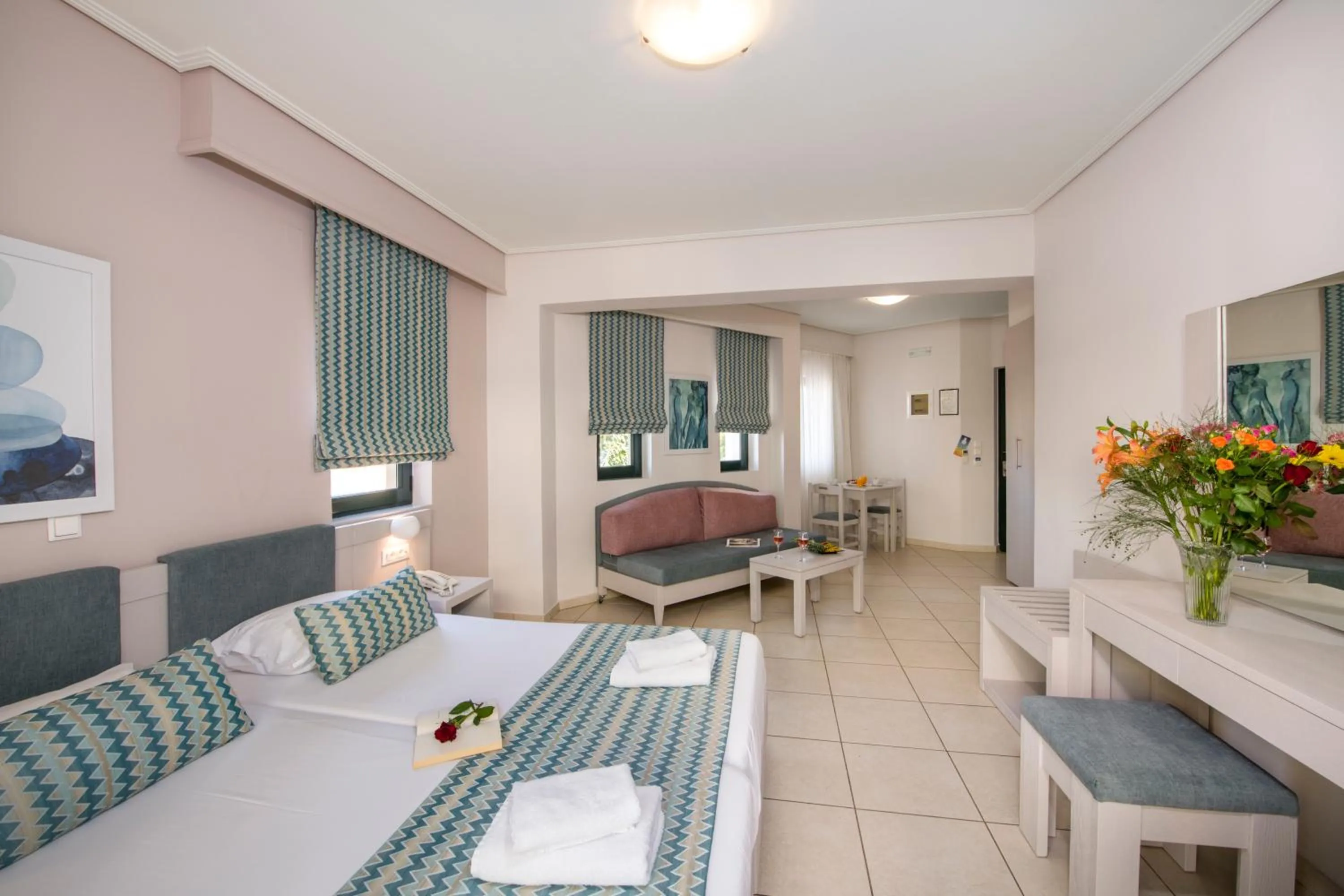 Bedroom in Creta Palm Resort Hotel & Apartments