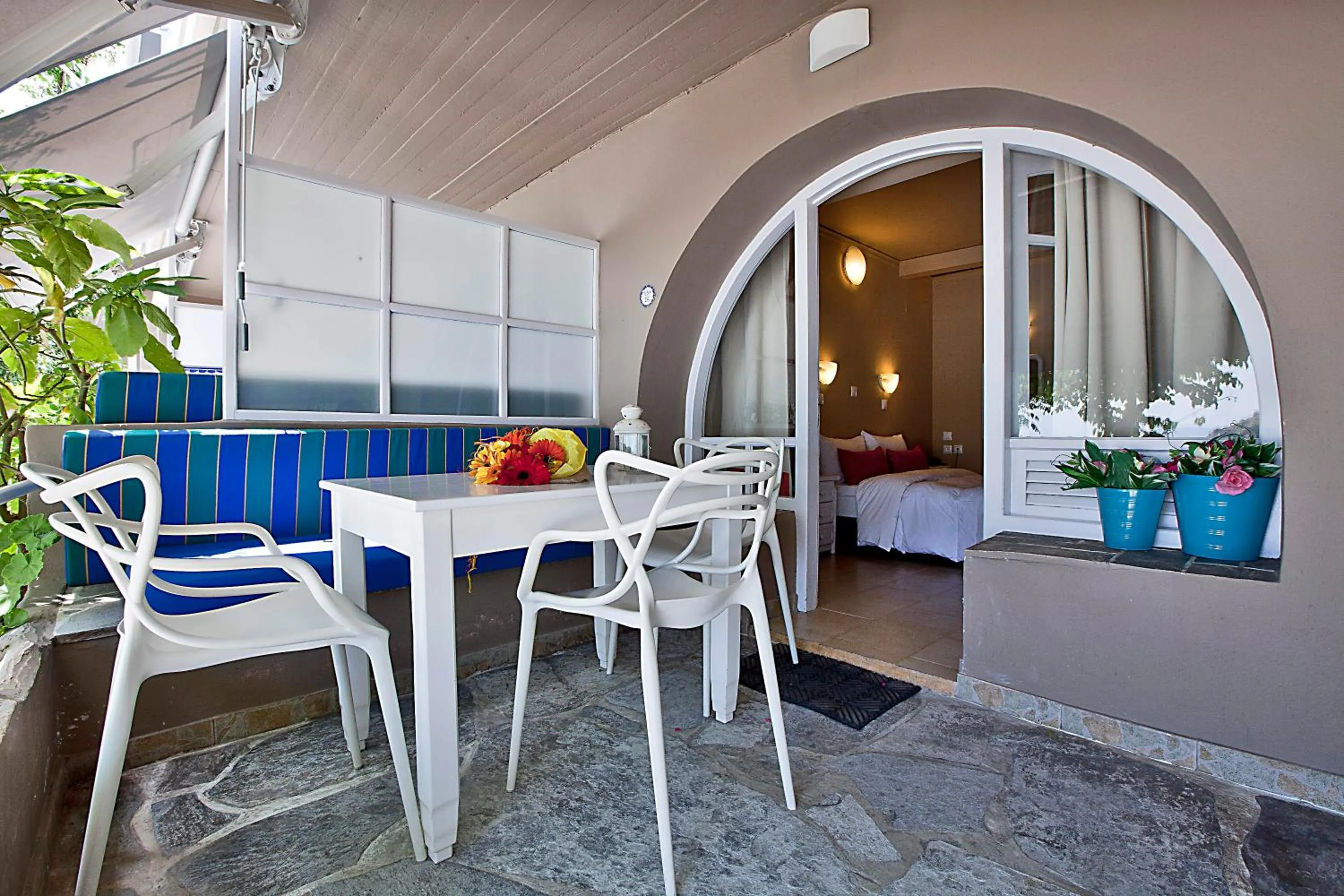 Patio in Nelly's Apartments