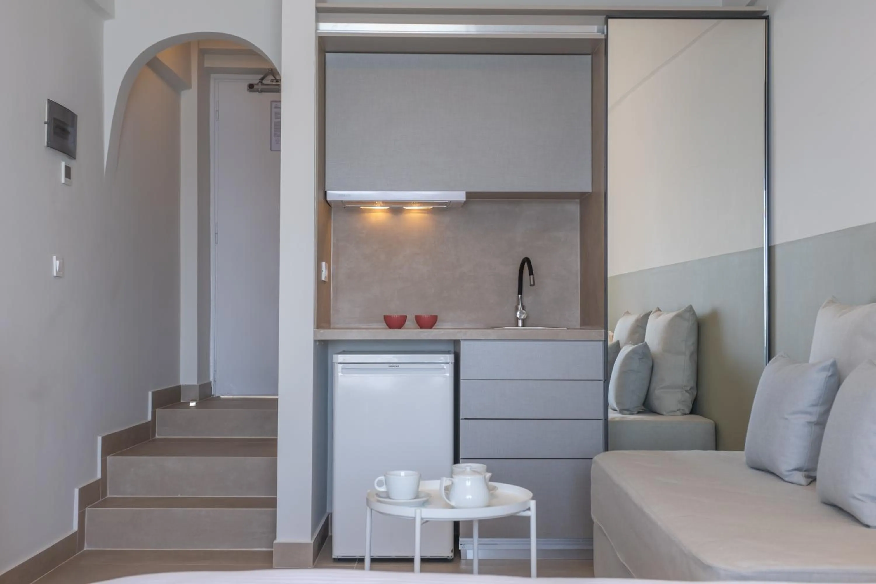 Kitchen or kitchenette in Nelly's Apartments