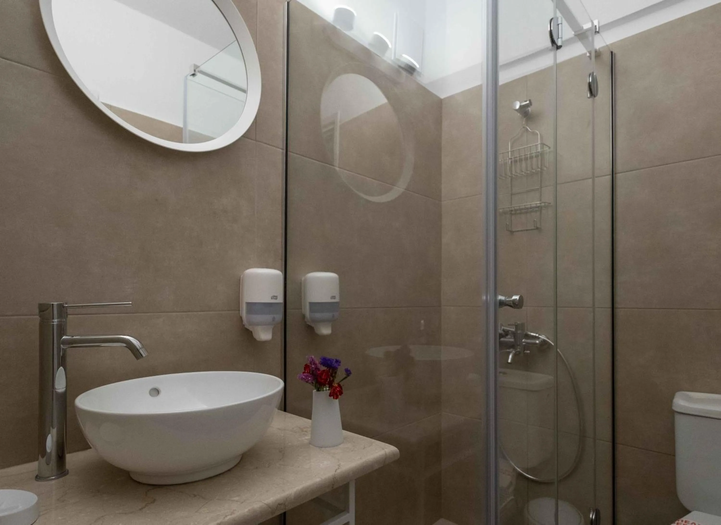 Shower in Nelly's Apartments