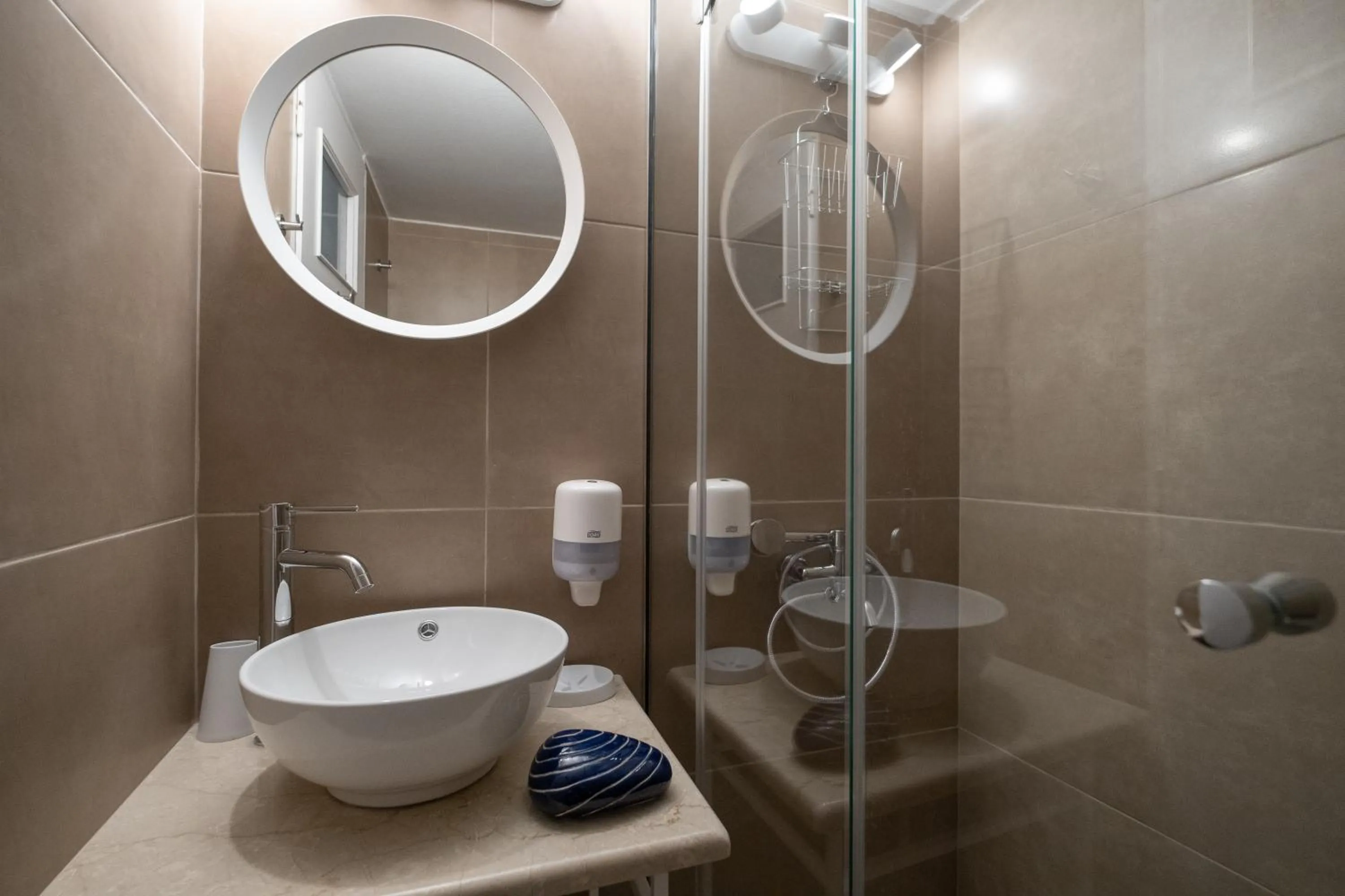 Shower in Nelly's Apartments