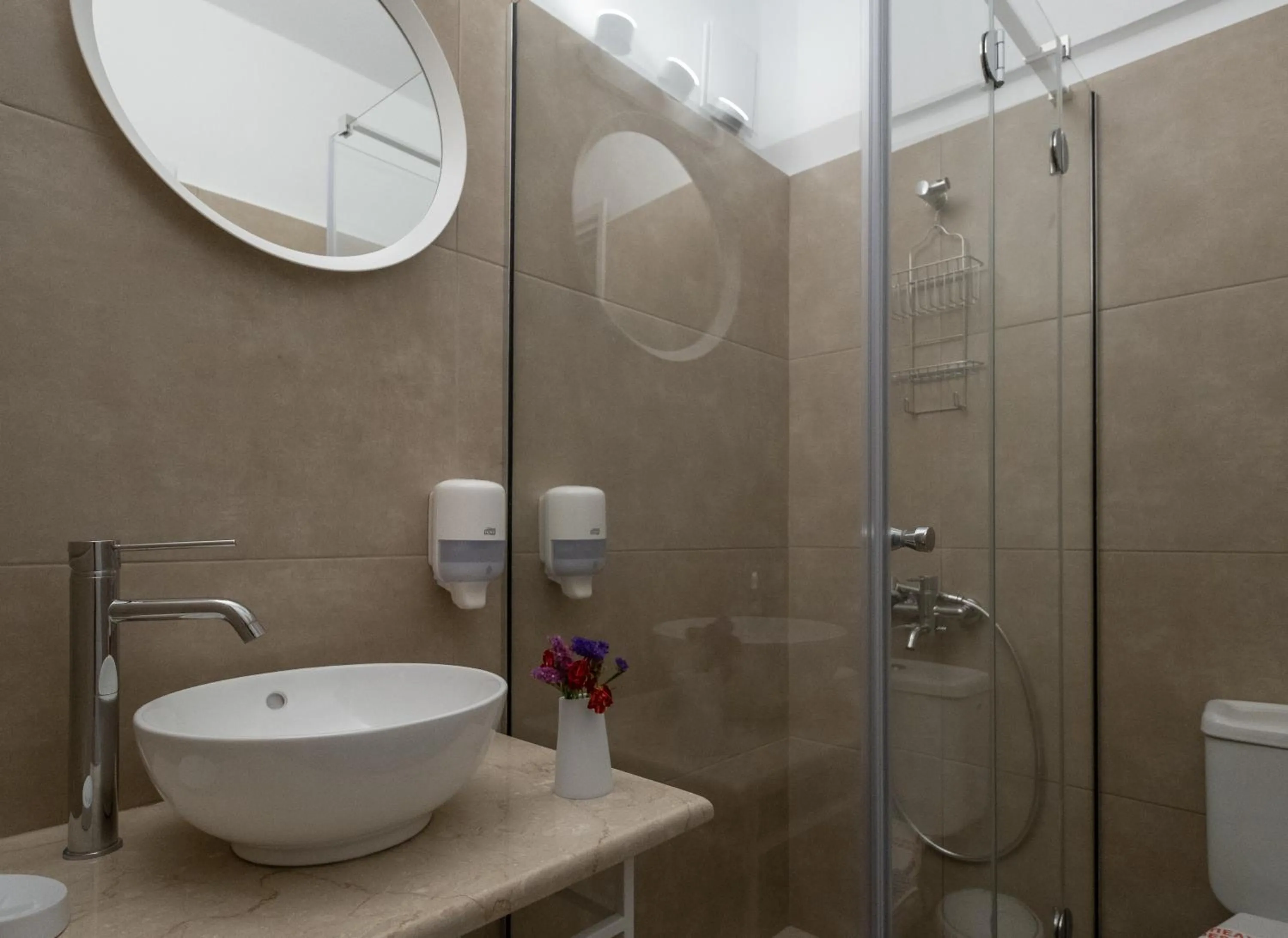 Shower in Nelly's Apartments