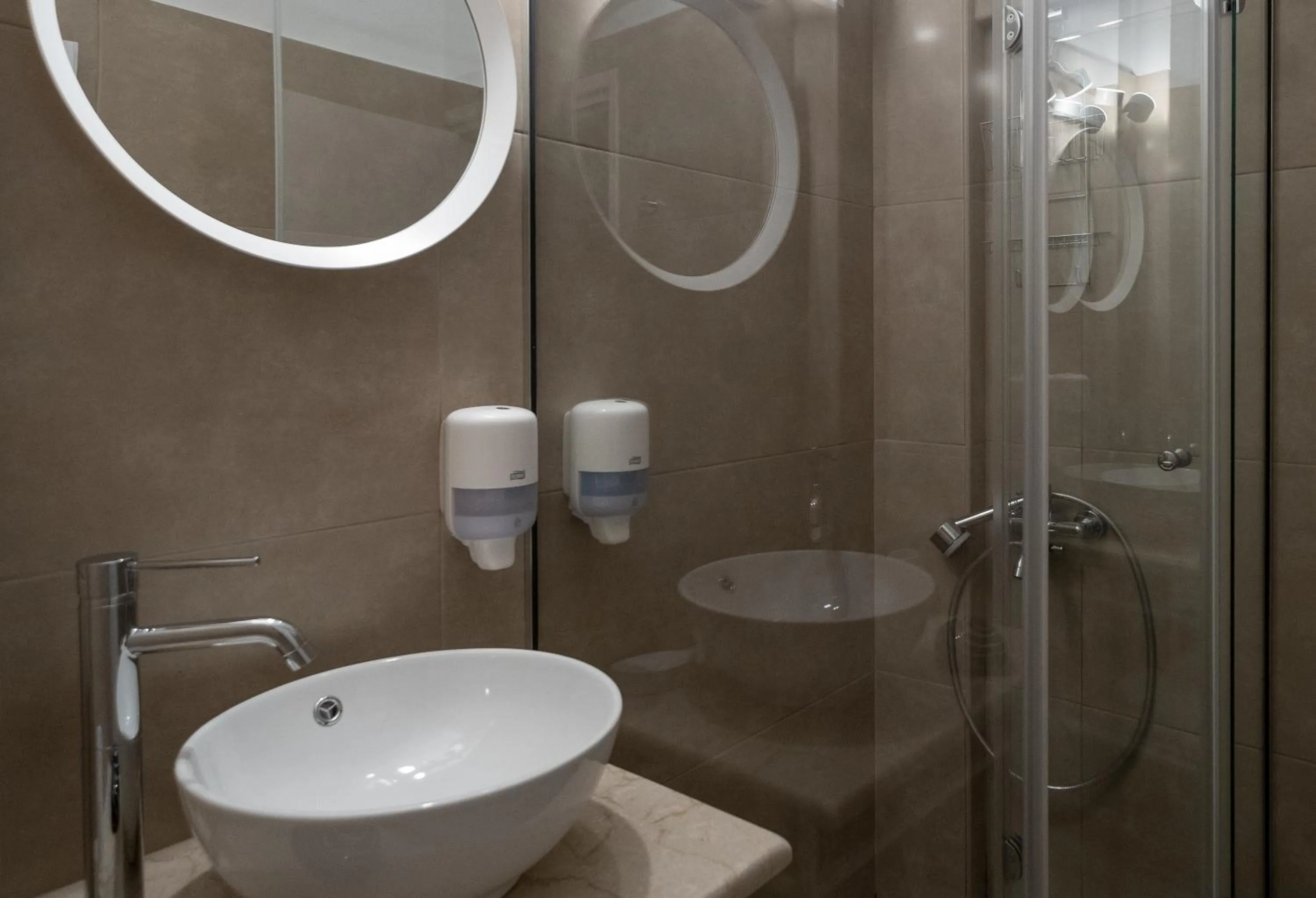 Shower in Nelly's Apartments