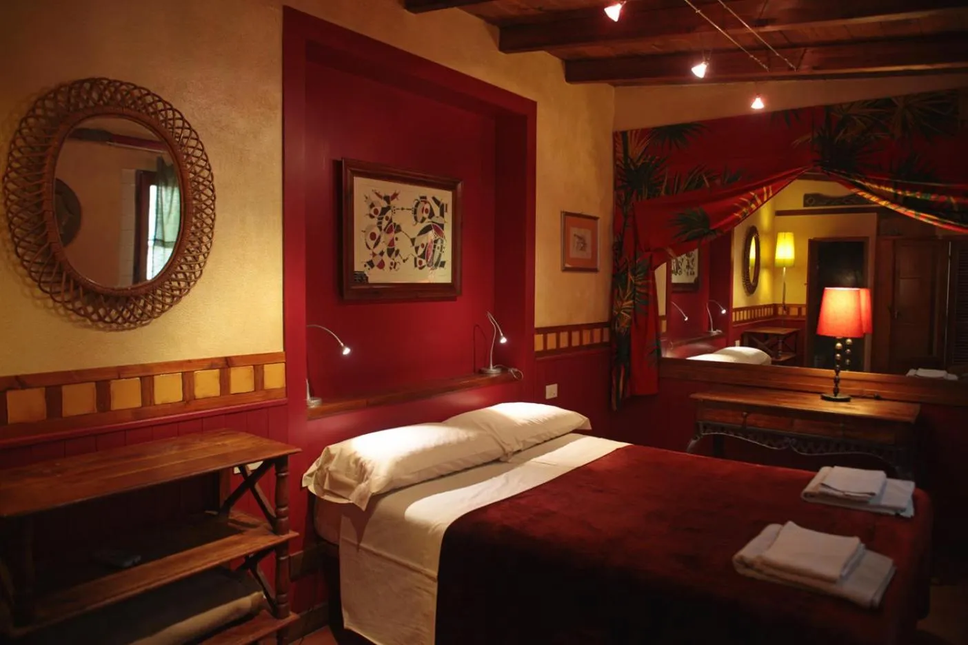 Bed in B&B Villa Rome