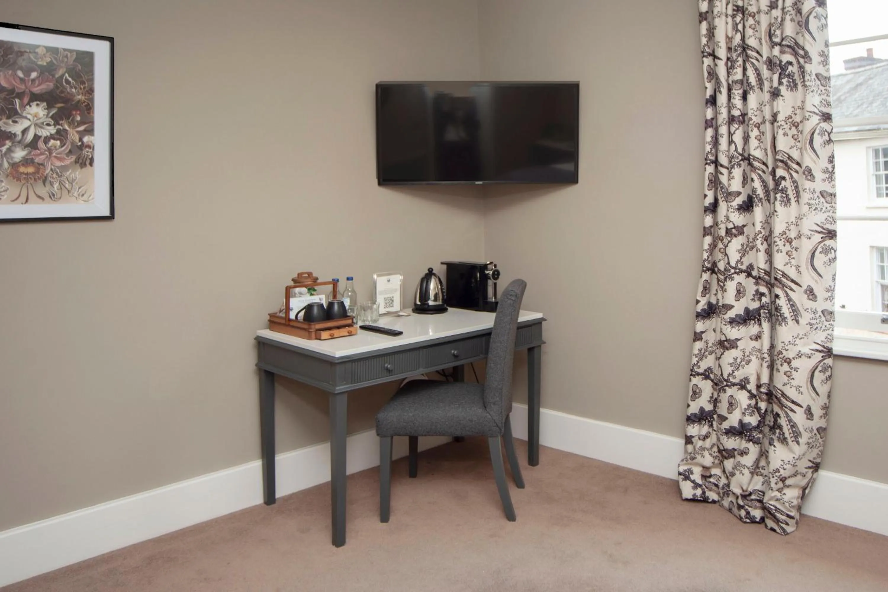 Seating area in The Grosvenor Arms