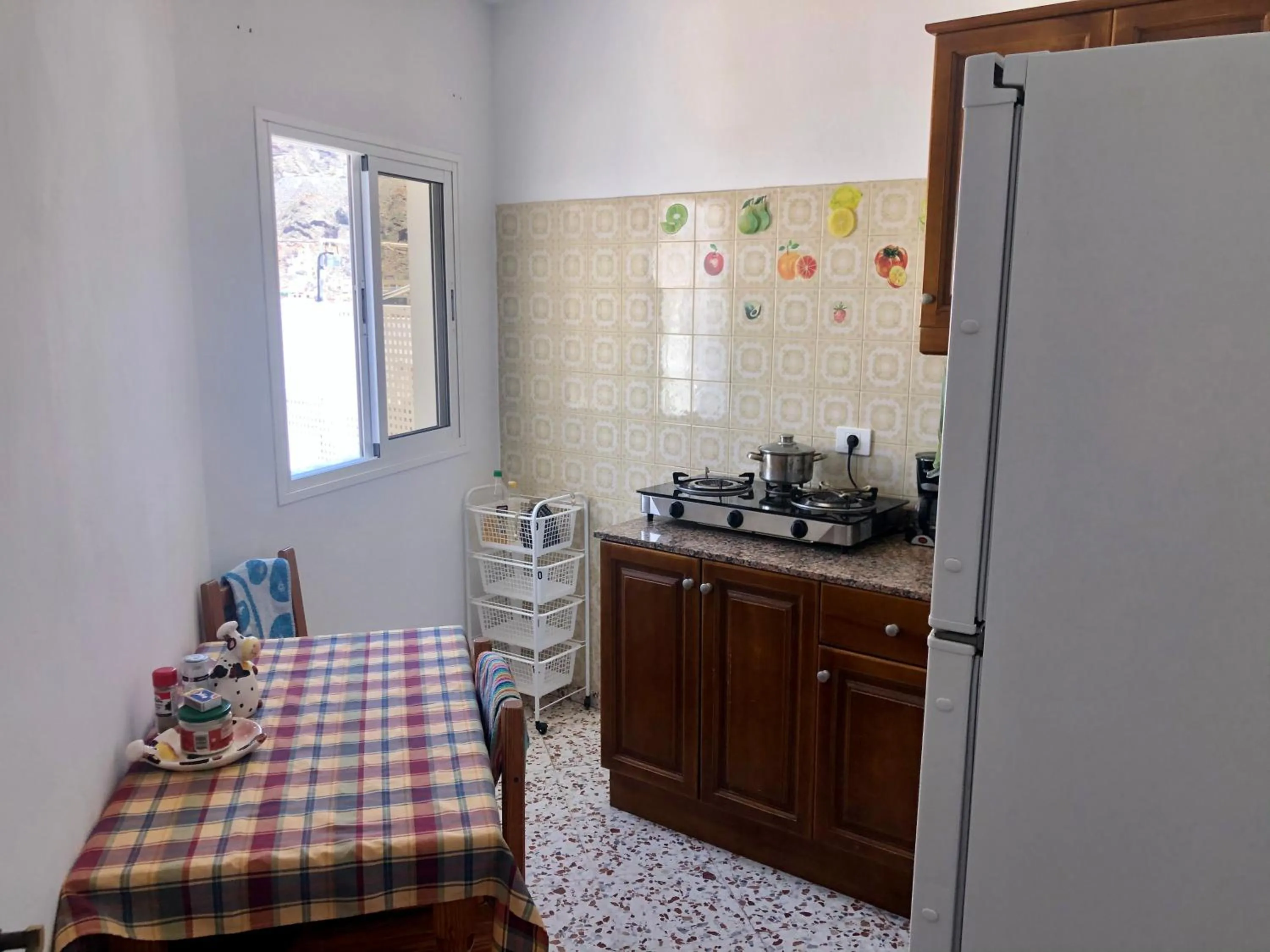 Kitchen or kitchenette in Pensión Playa