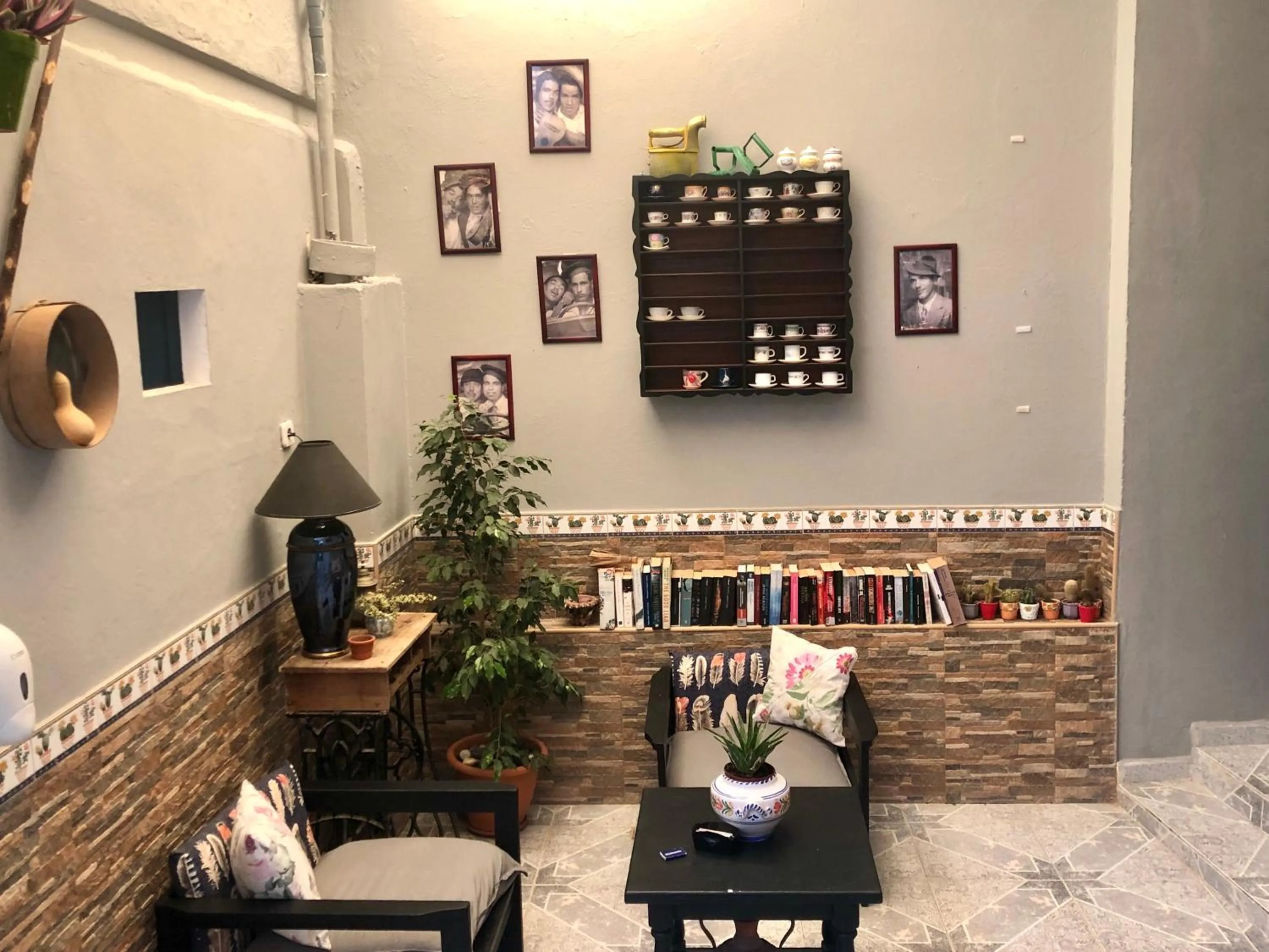 Patio in Pensión Playa