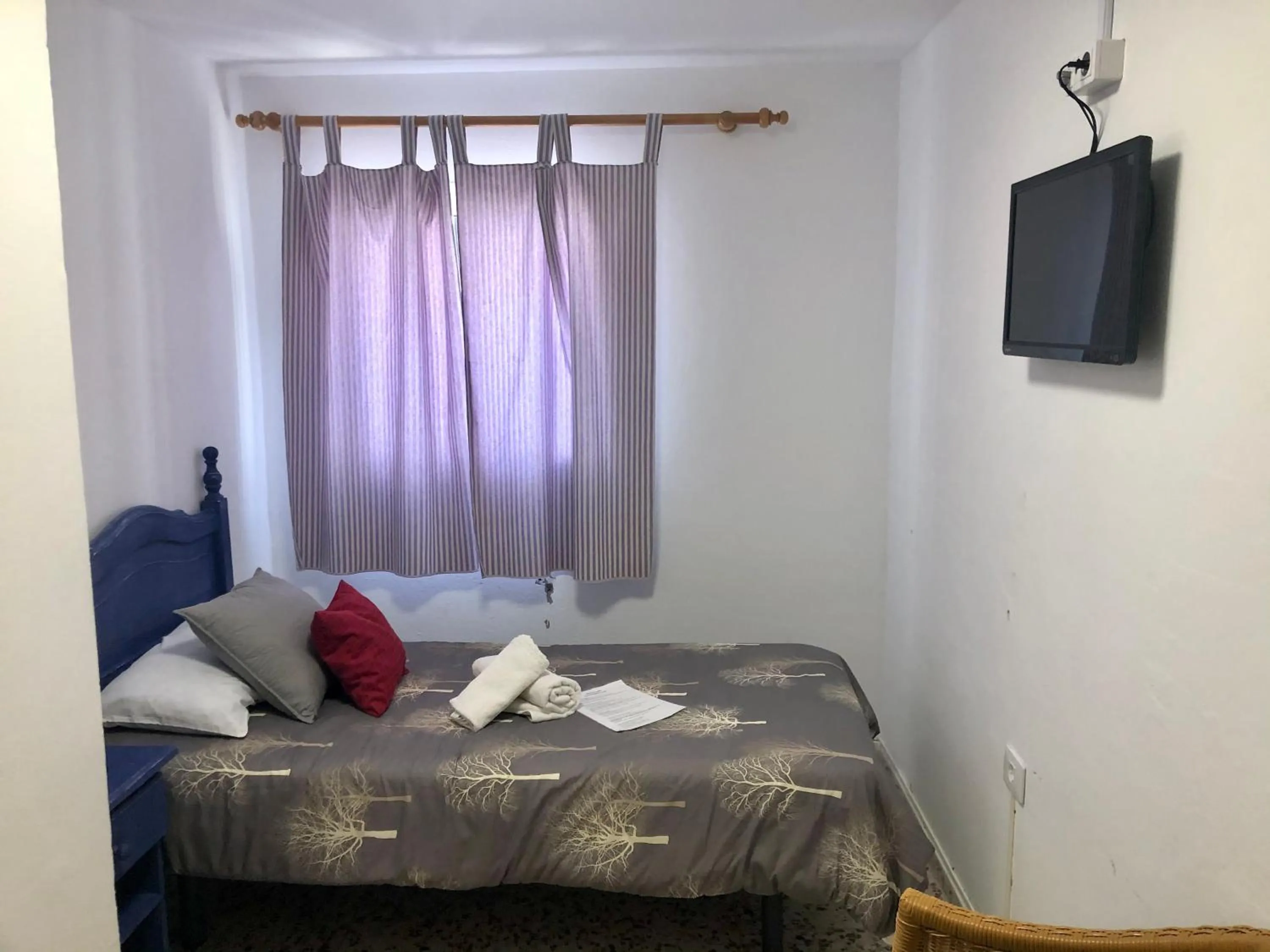 Bed in Pensión Playa