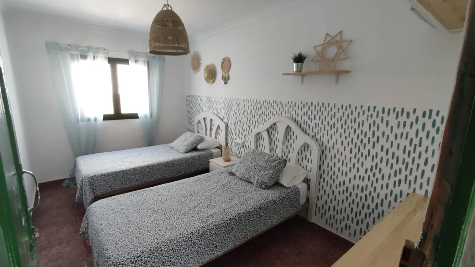 Bed in Pensión Playa