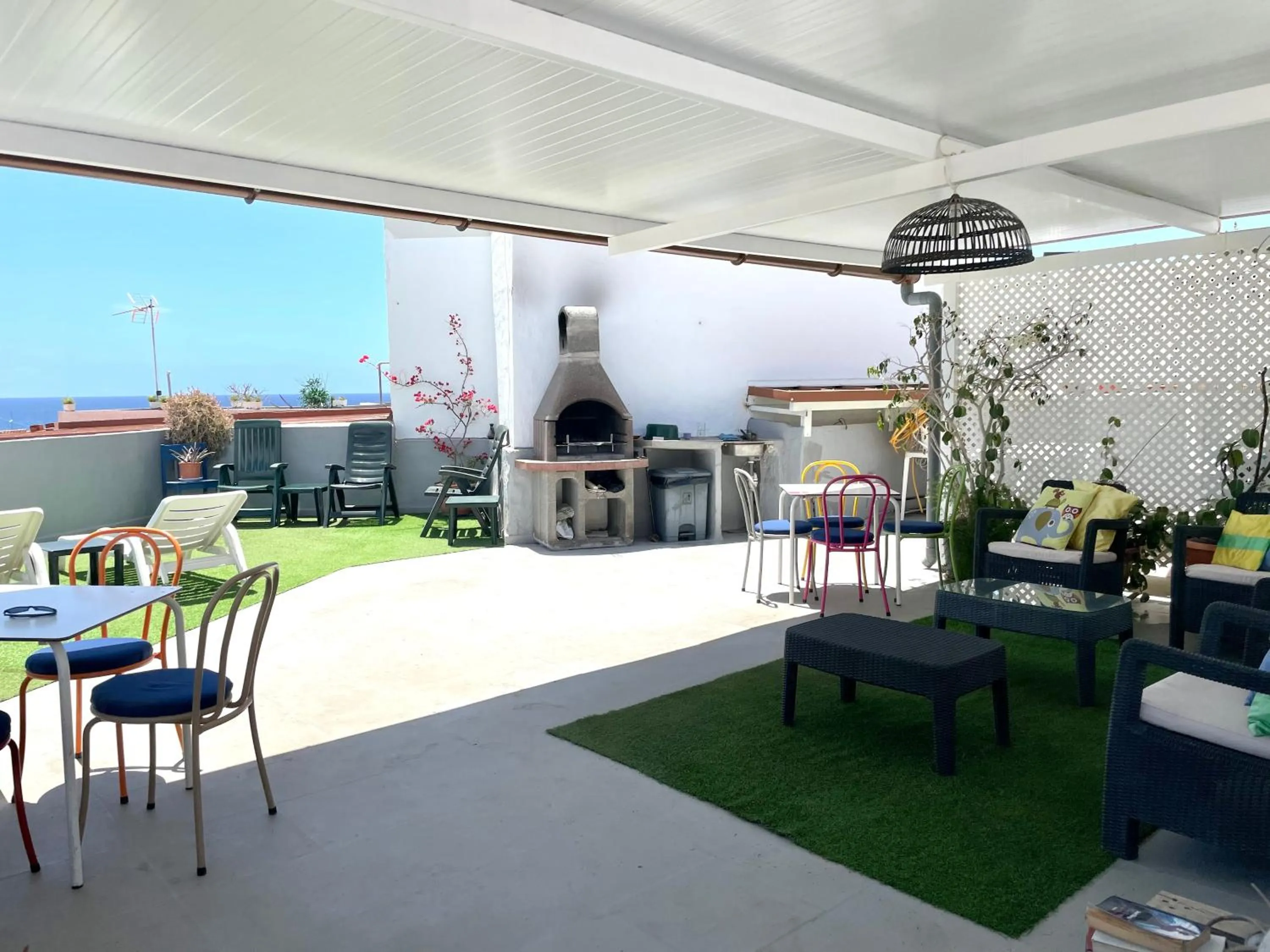 Solarium in Pensión Playa