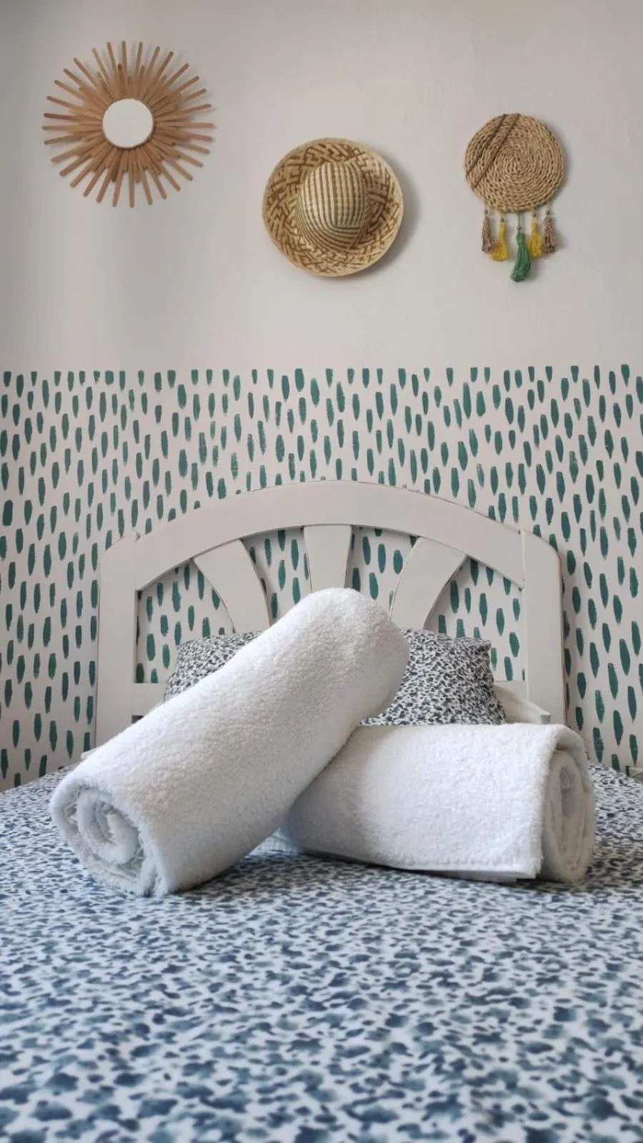 Bed in Pensión Playa