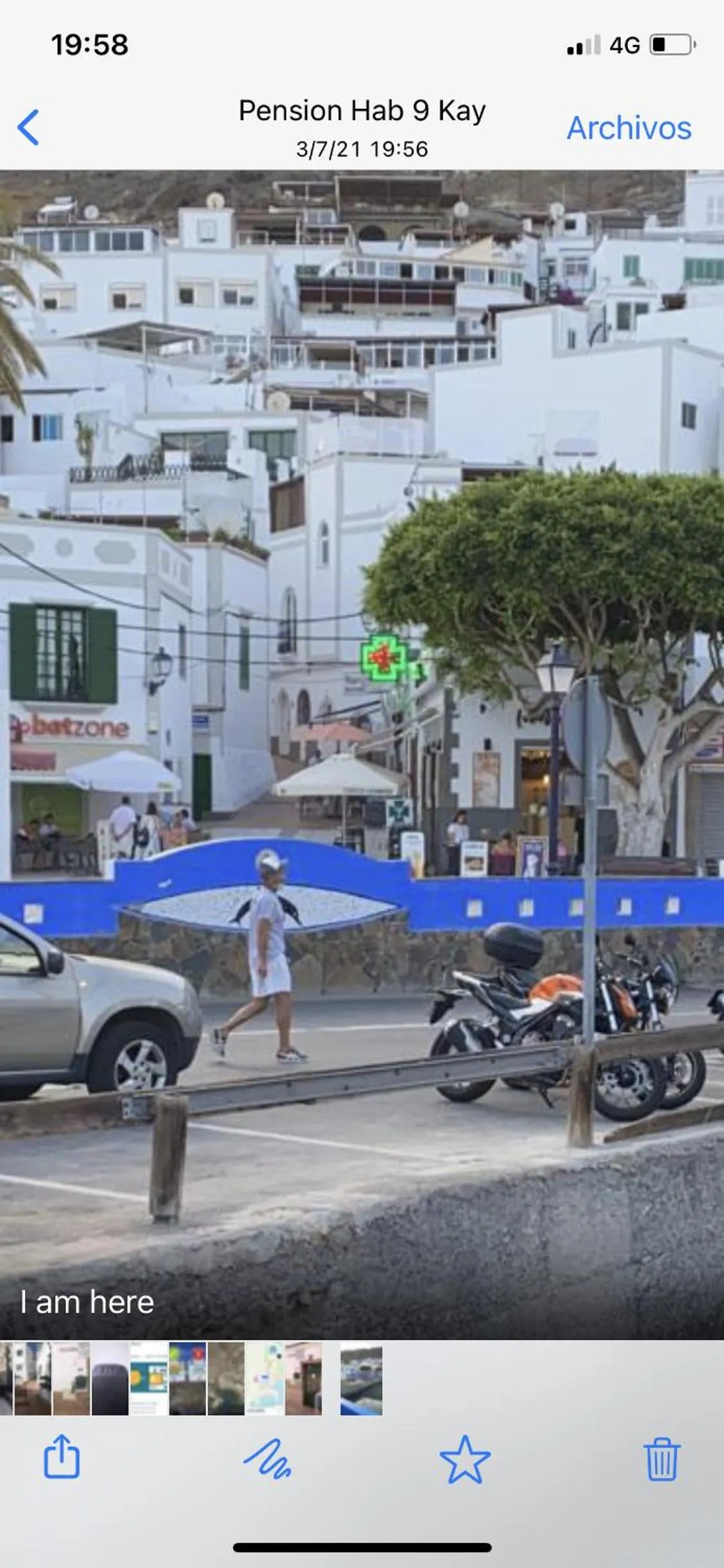 Off site in Pensión Playa