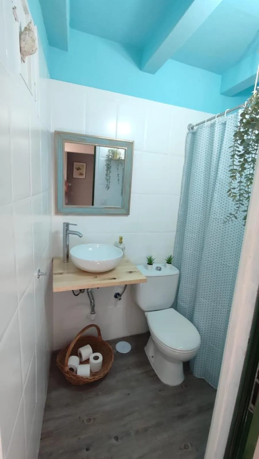 Toilet in Pensión Playa