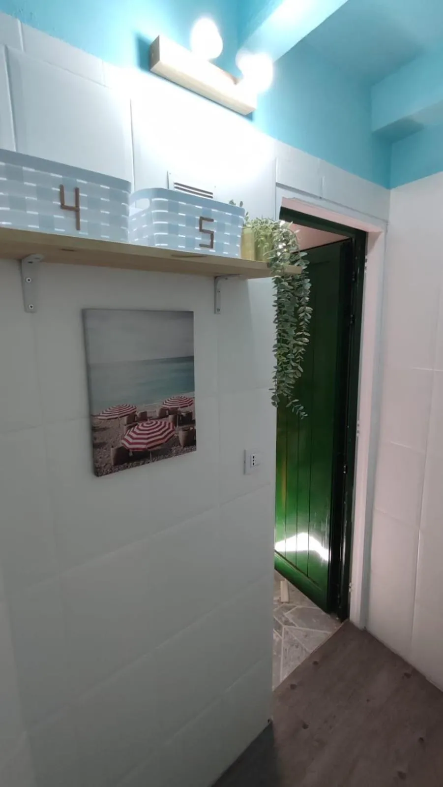 Bathroom in Pensión Playa