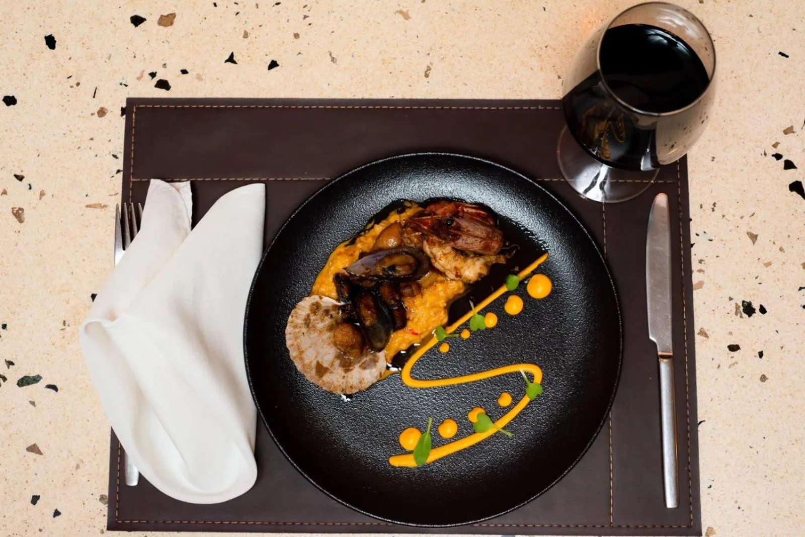 Food and drinks in La Reserva Virgin Lodge