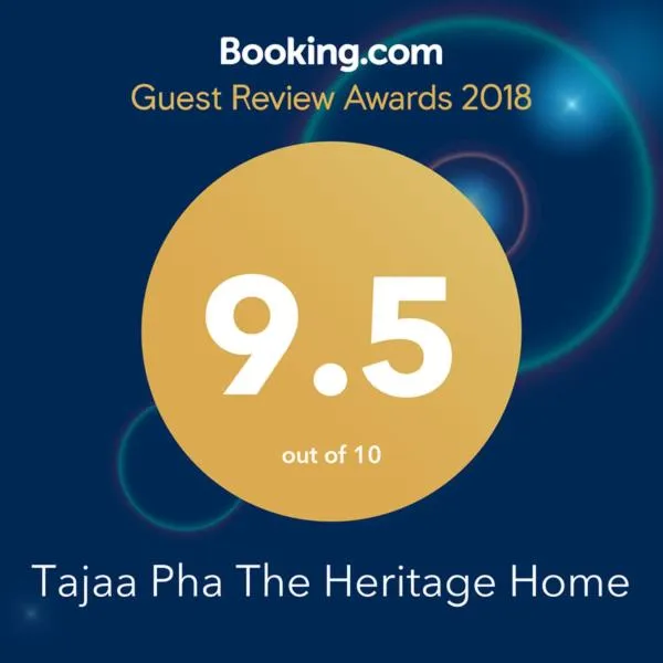 Certificate/Award in Tajaa Pha The Heritage Home