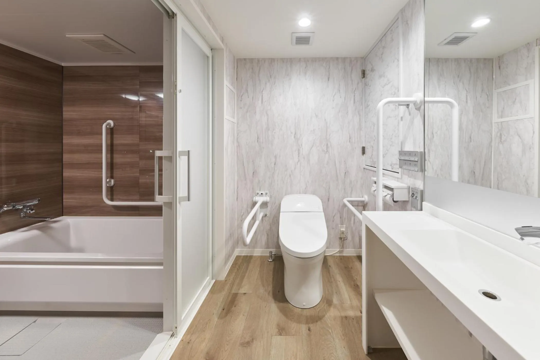 Bathroom in Shinjuku City Hotel N.U.T.S Tokyo