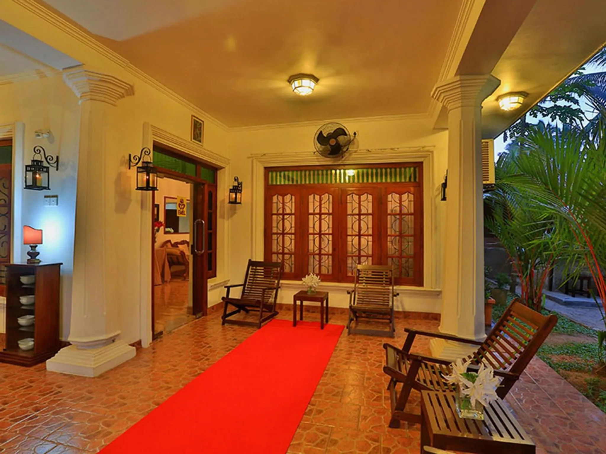 Garden view in Emel Boutique