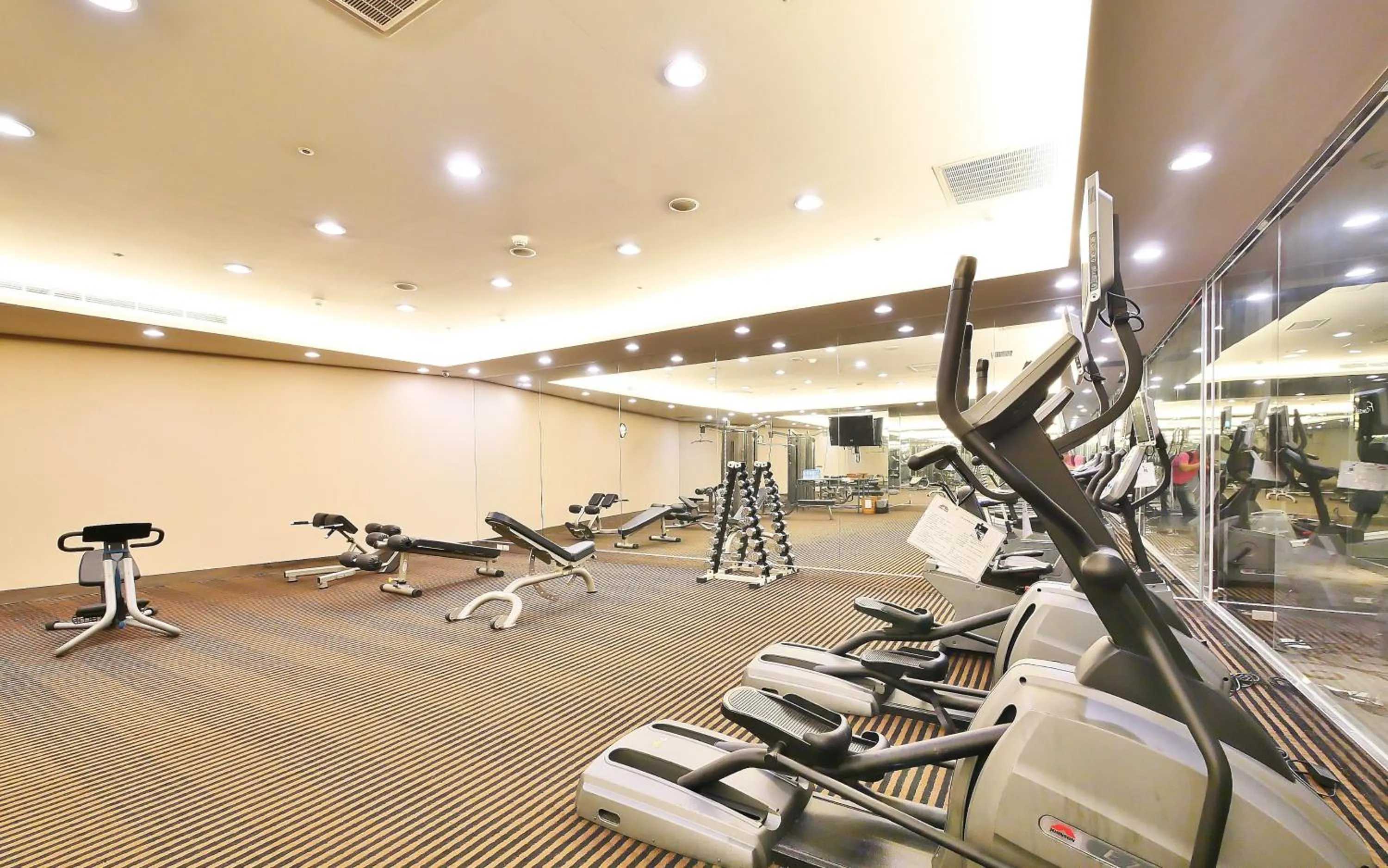 Fitness centre/facilities in HiONE Holiday Hotel