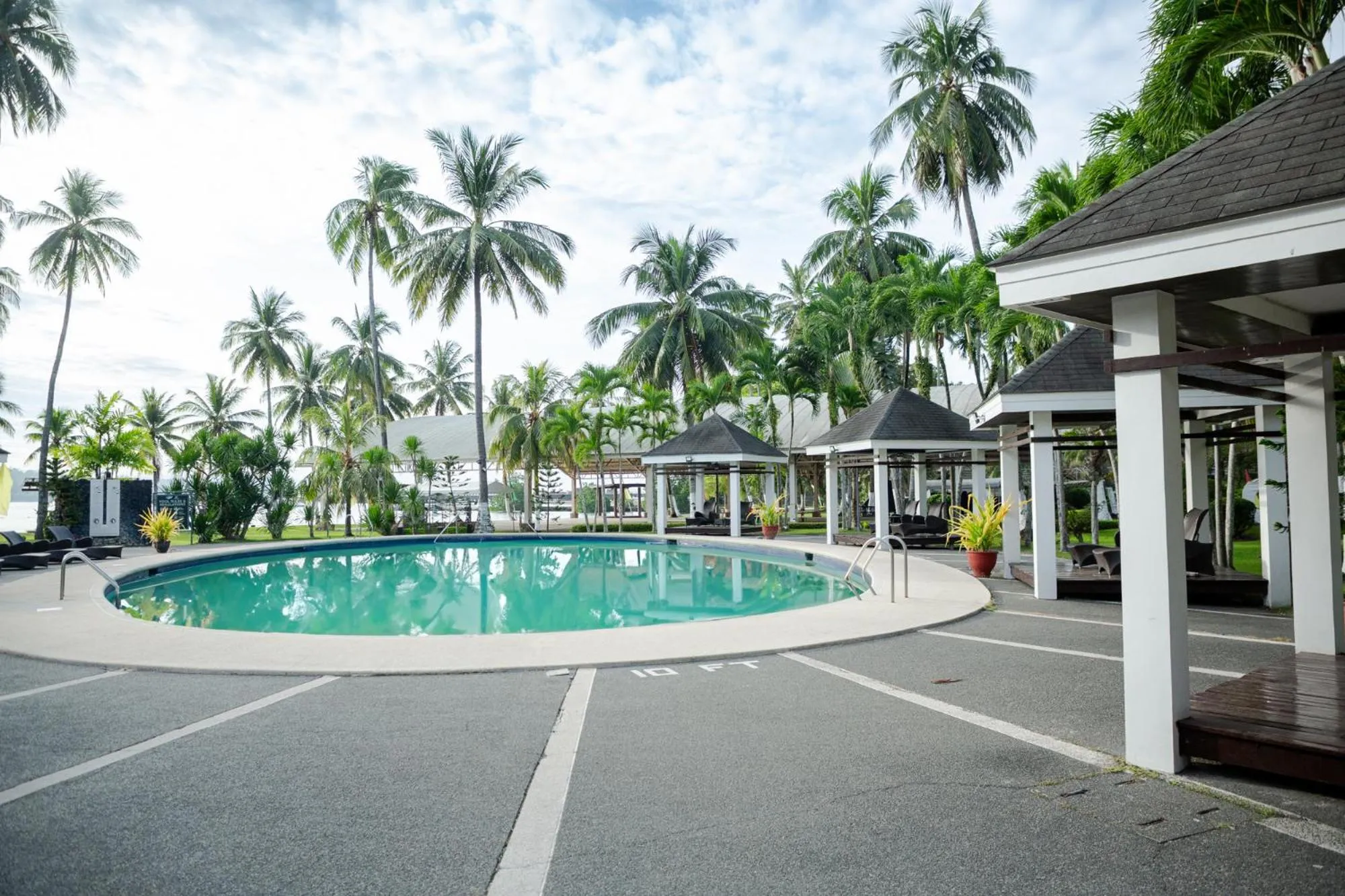 Pool view in Waterfront Insular Hotel Davao