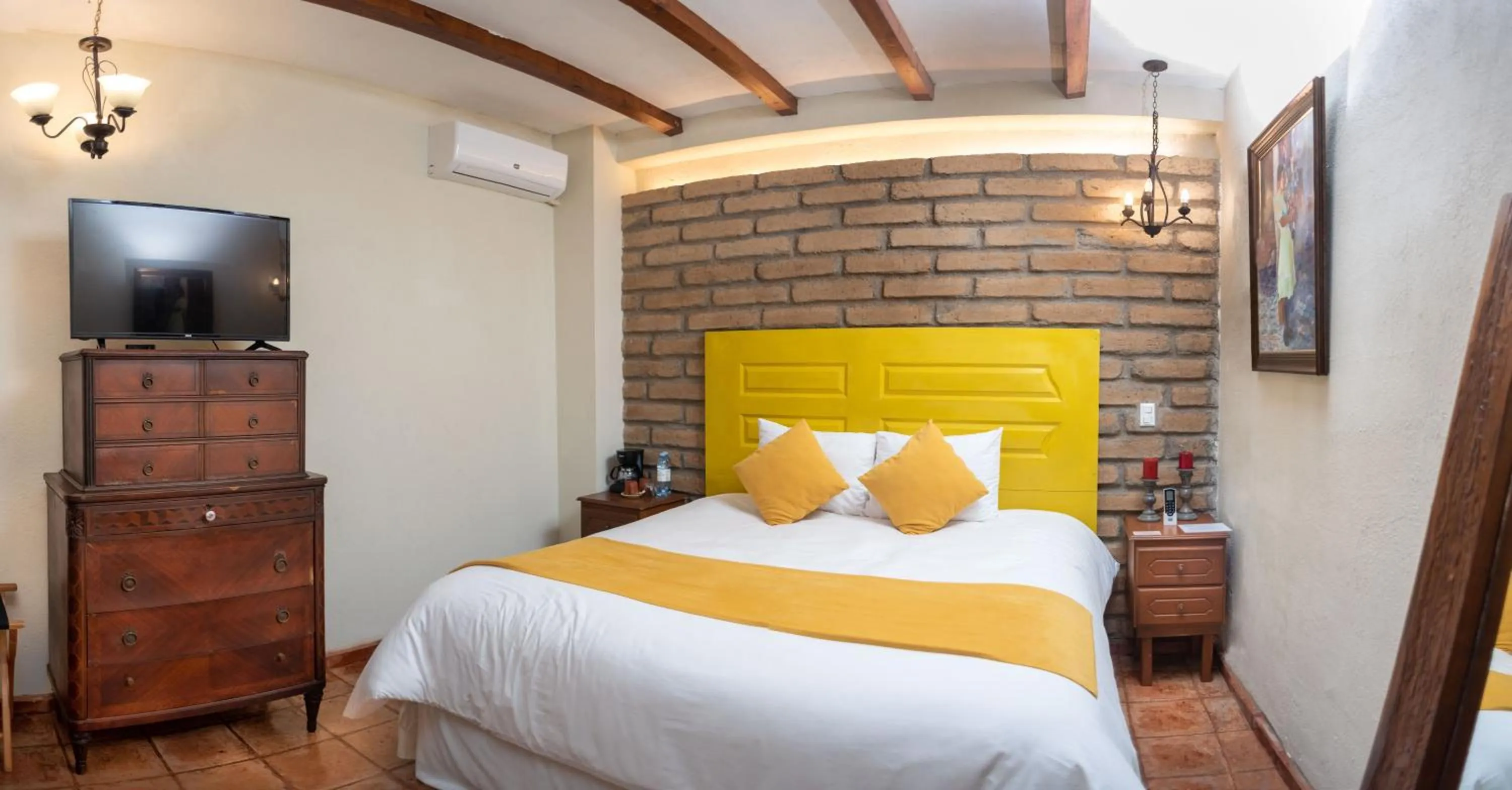 Bedroom, Bed in Casa 1800 Suchitoto Boutique