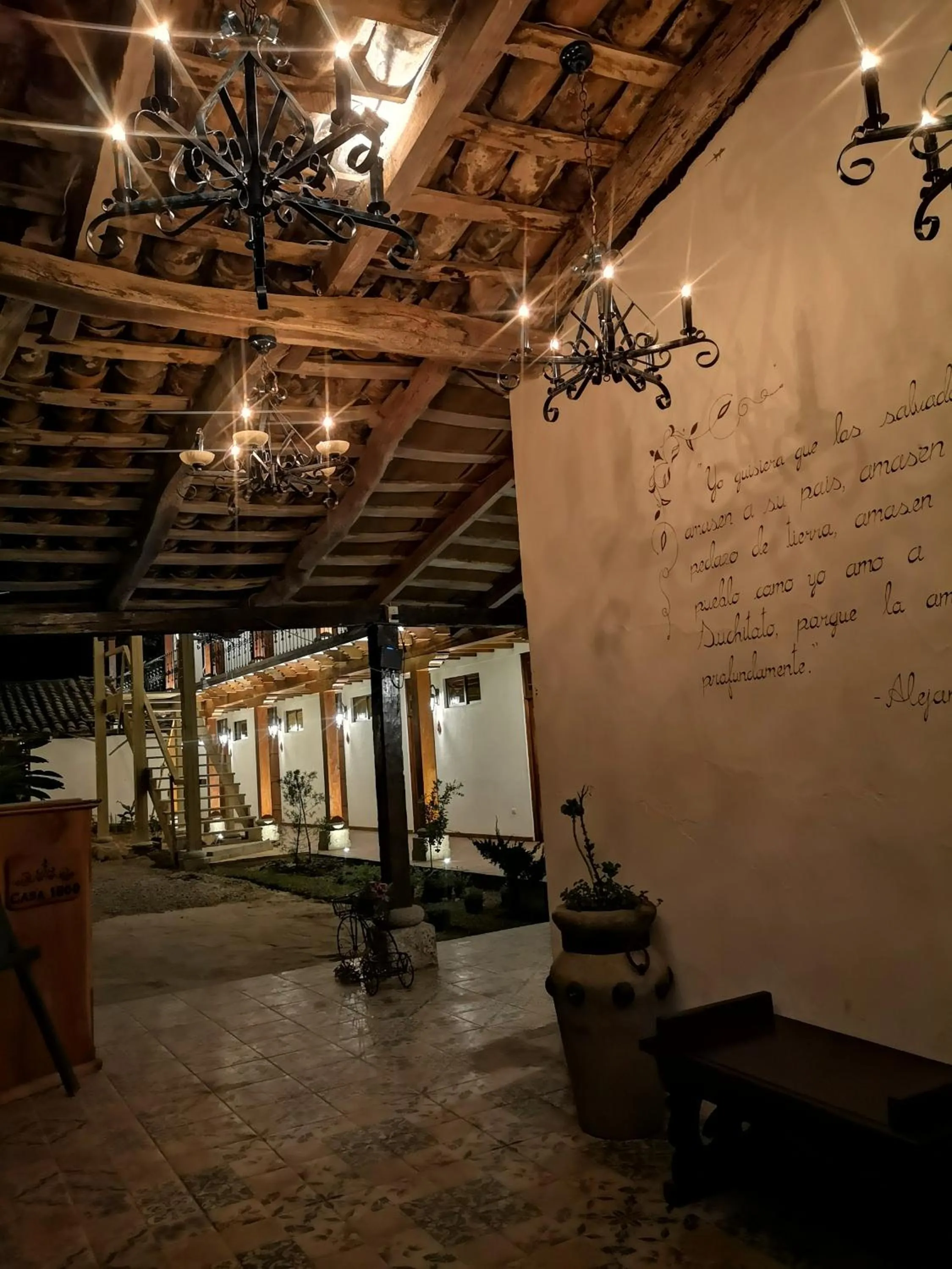 Living room in Casa 1800 Suchitoto Boutique