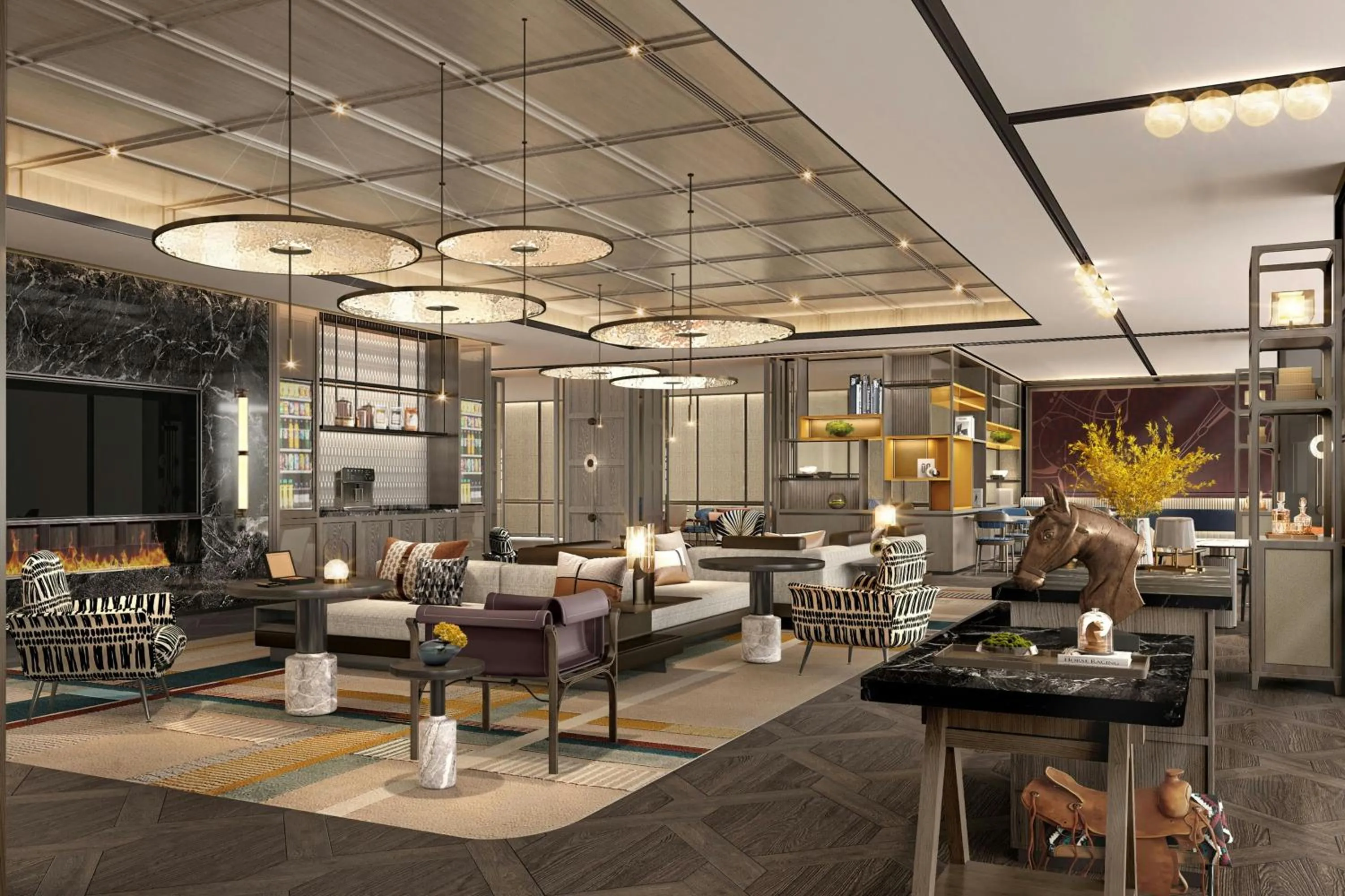 Lounge or bar in Renaissance Shanghai Hongqiao