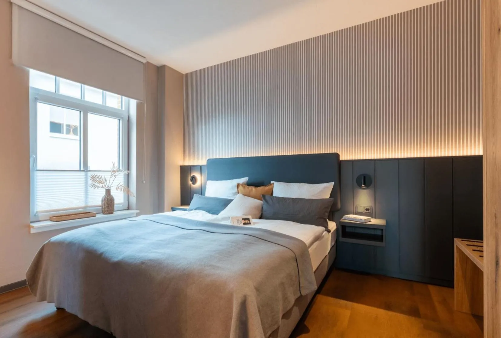 Bed in Arthotel Bakker