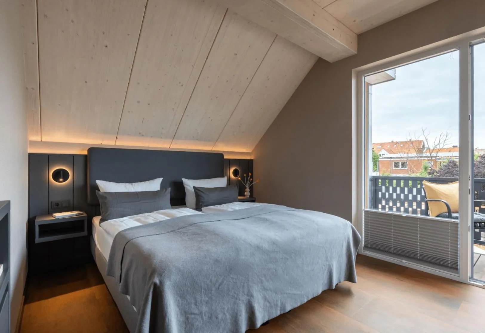 Bed in Arthotel Bakker