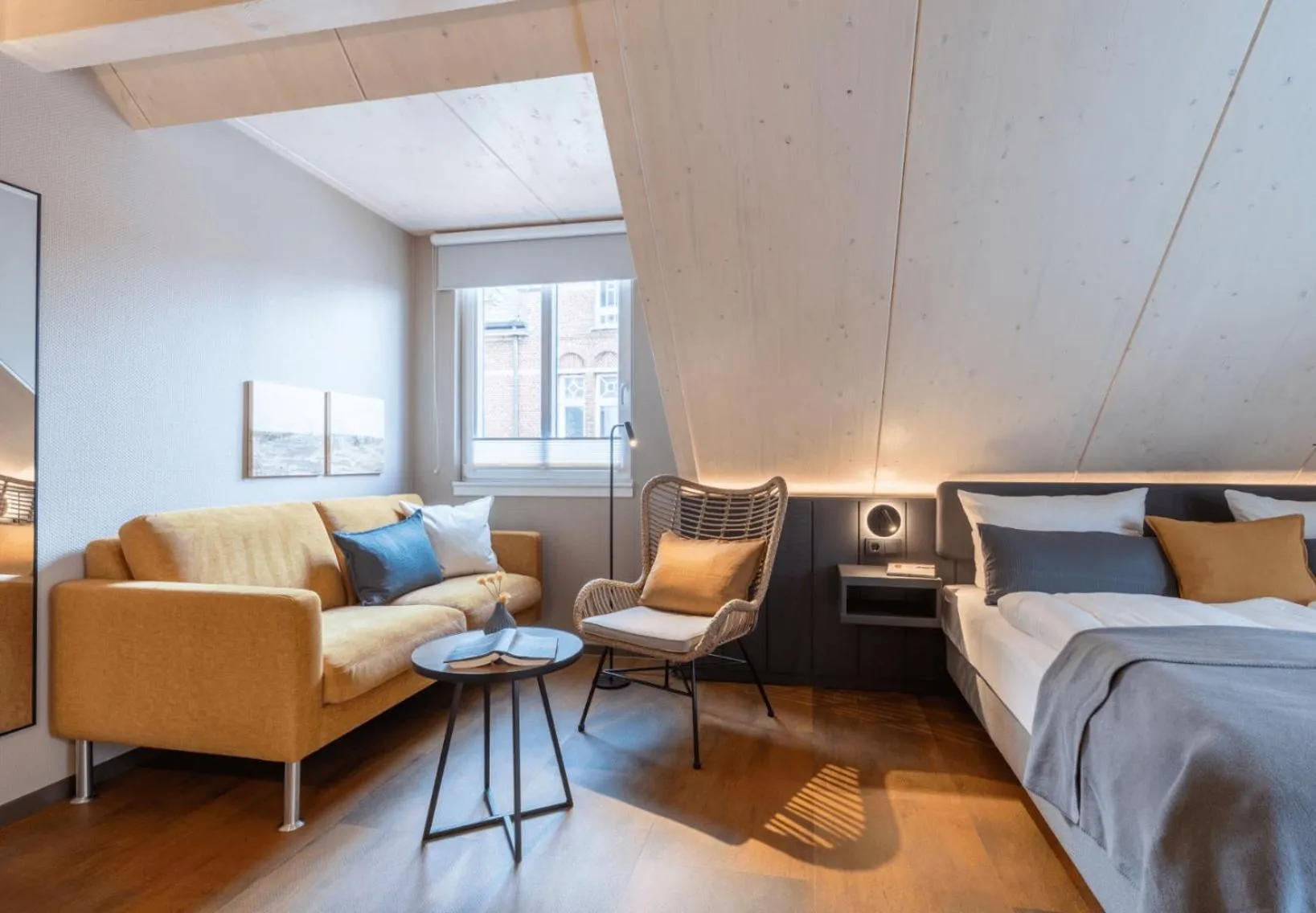 Bed in Arthotel Bakker