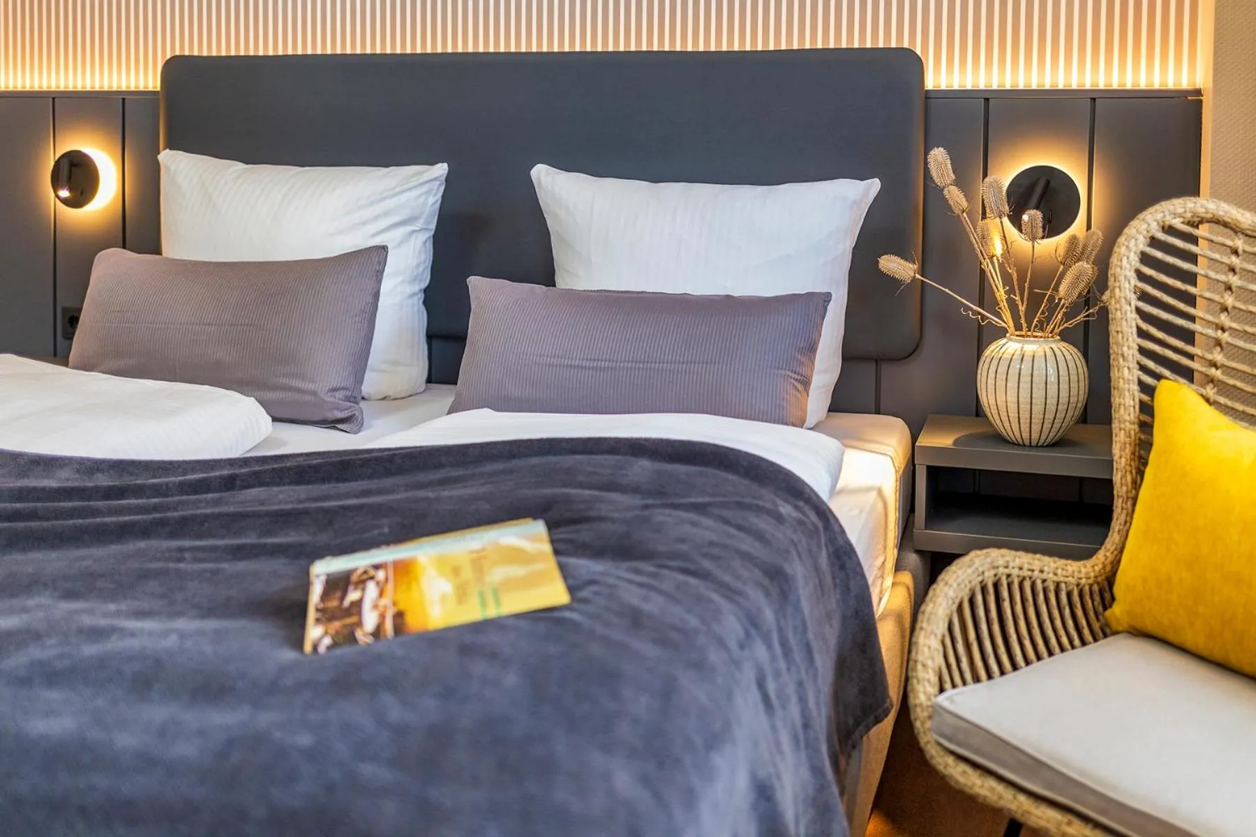 Bed in Arthotel Bakker