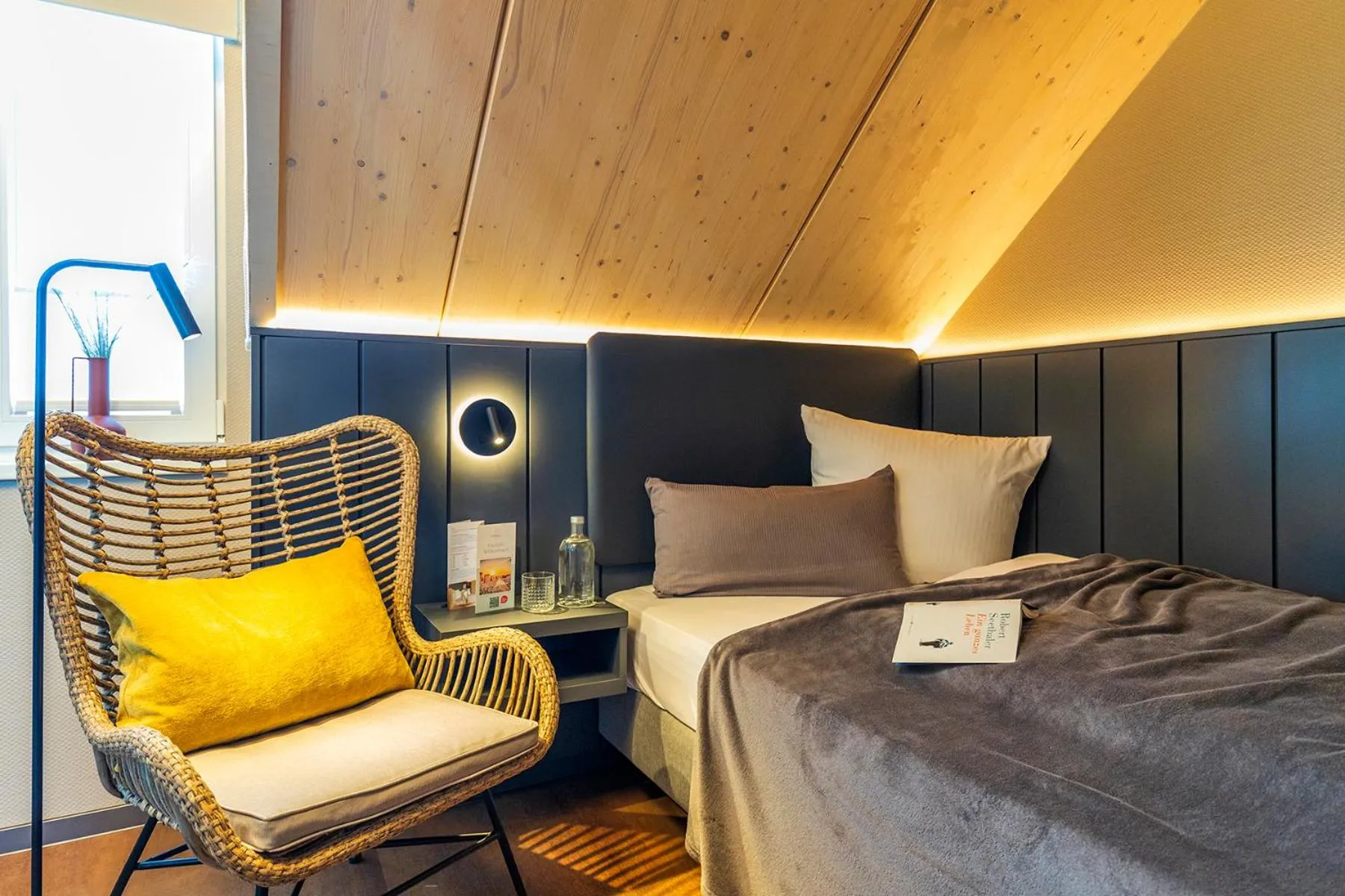 Bed in Arthotel Bakker