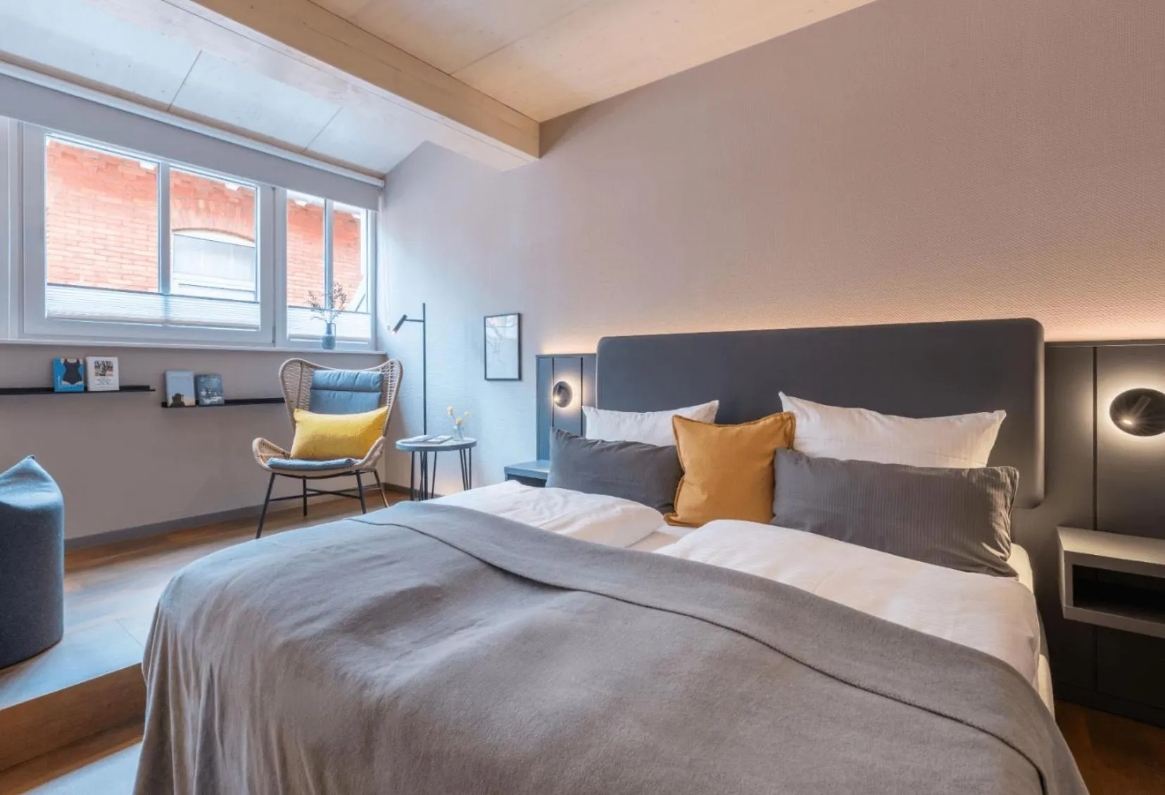 Bed in Arthotel Bakker