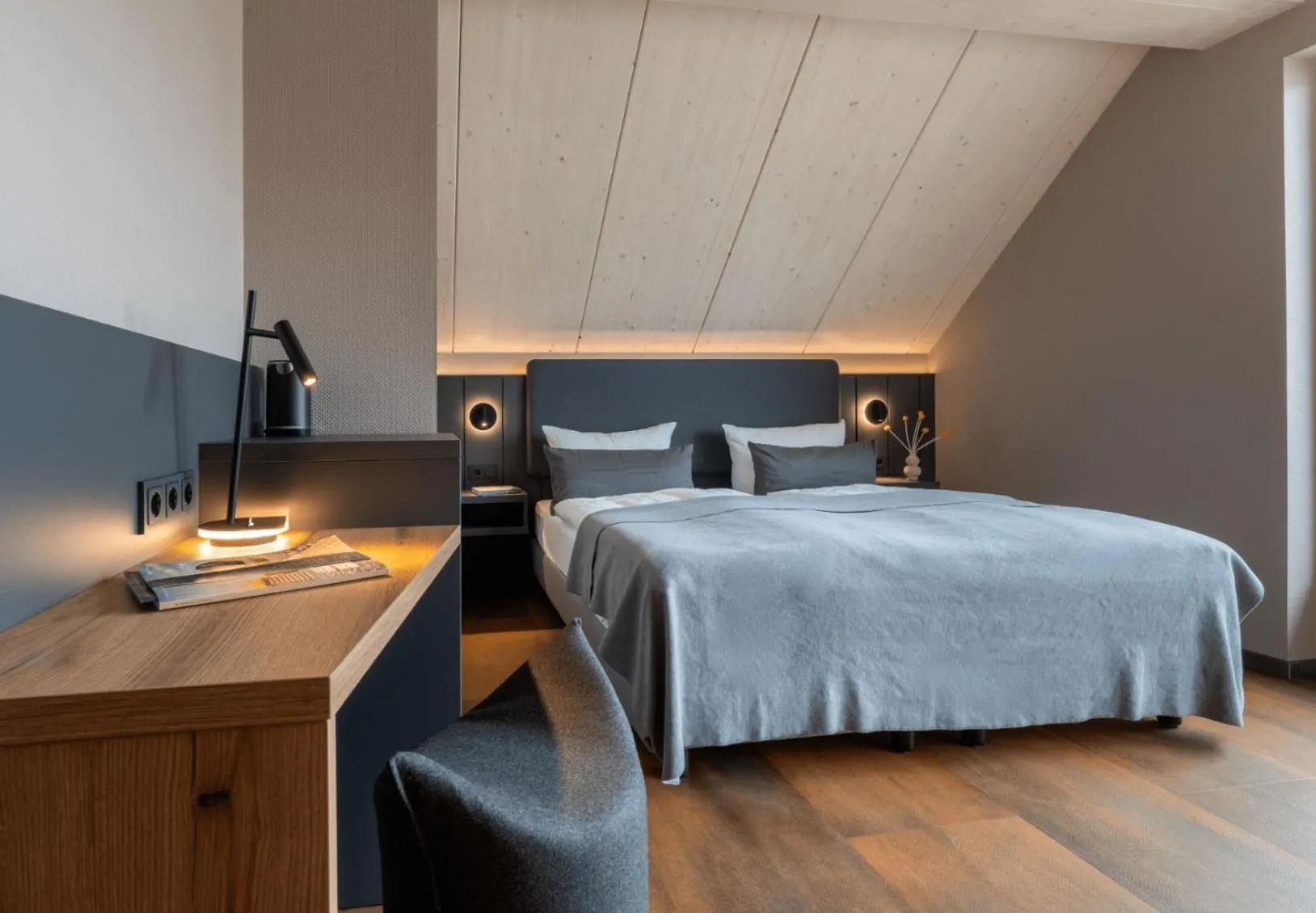 Bed in Arthotel Bakker