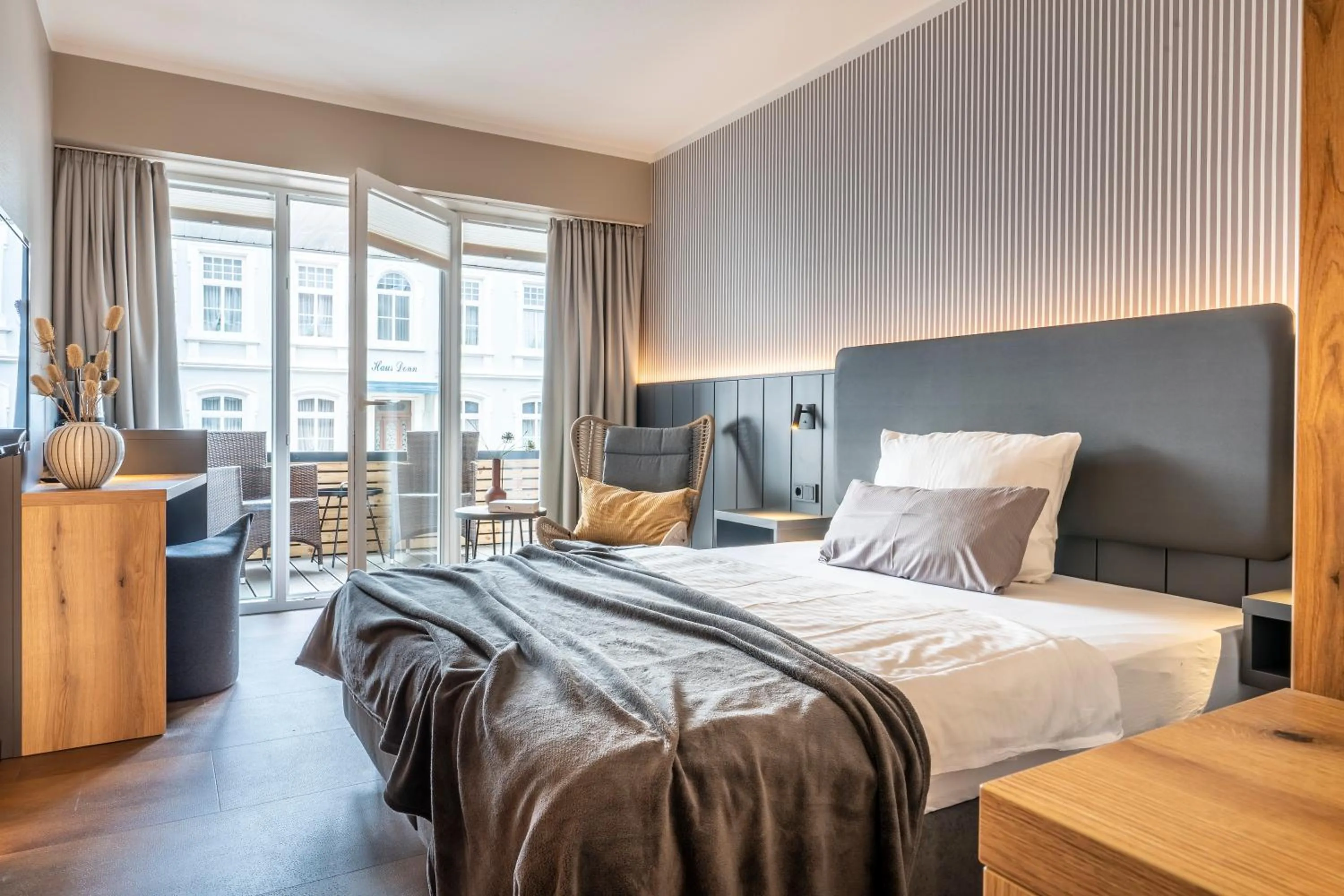 Bed in Arthotel Bakker