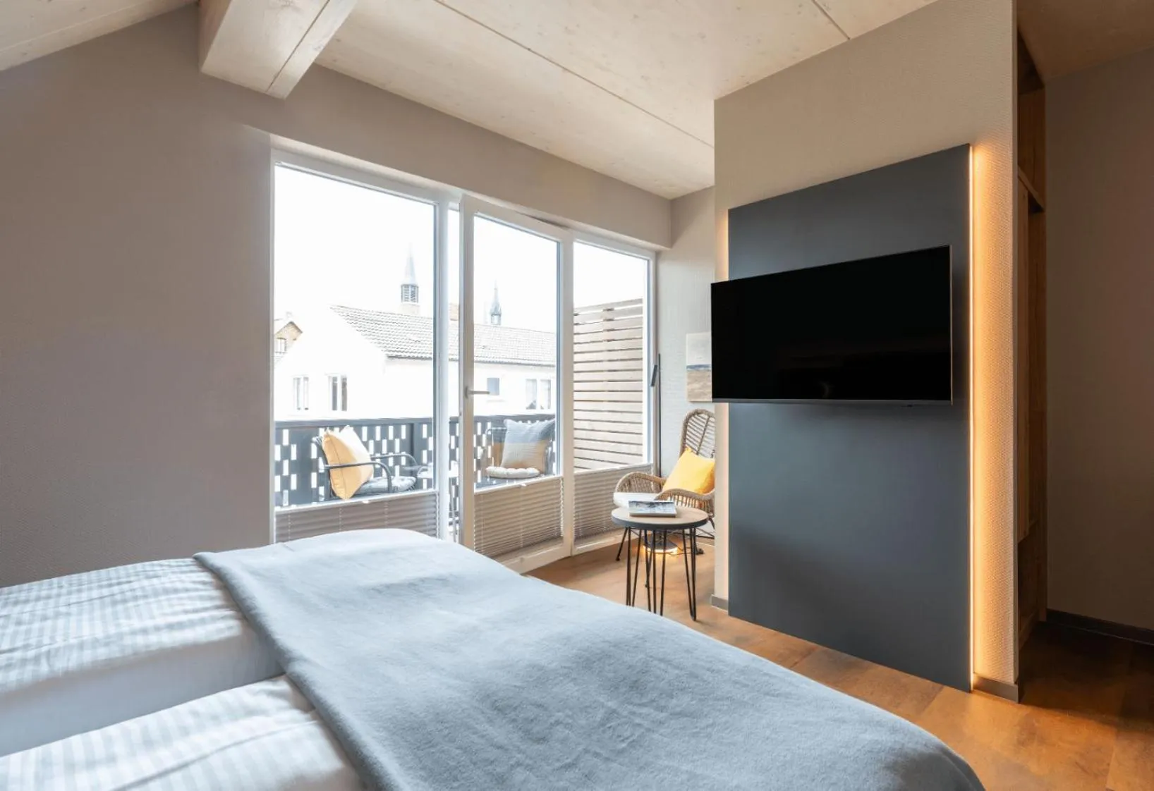 Bed in Arthotel Bakker