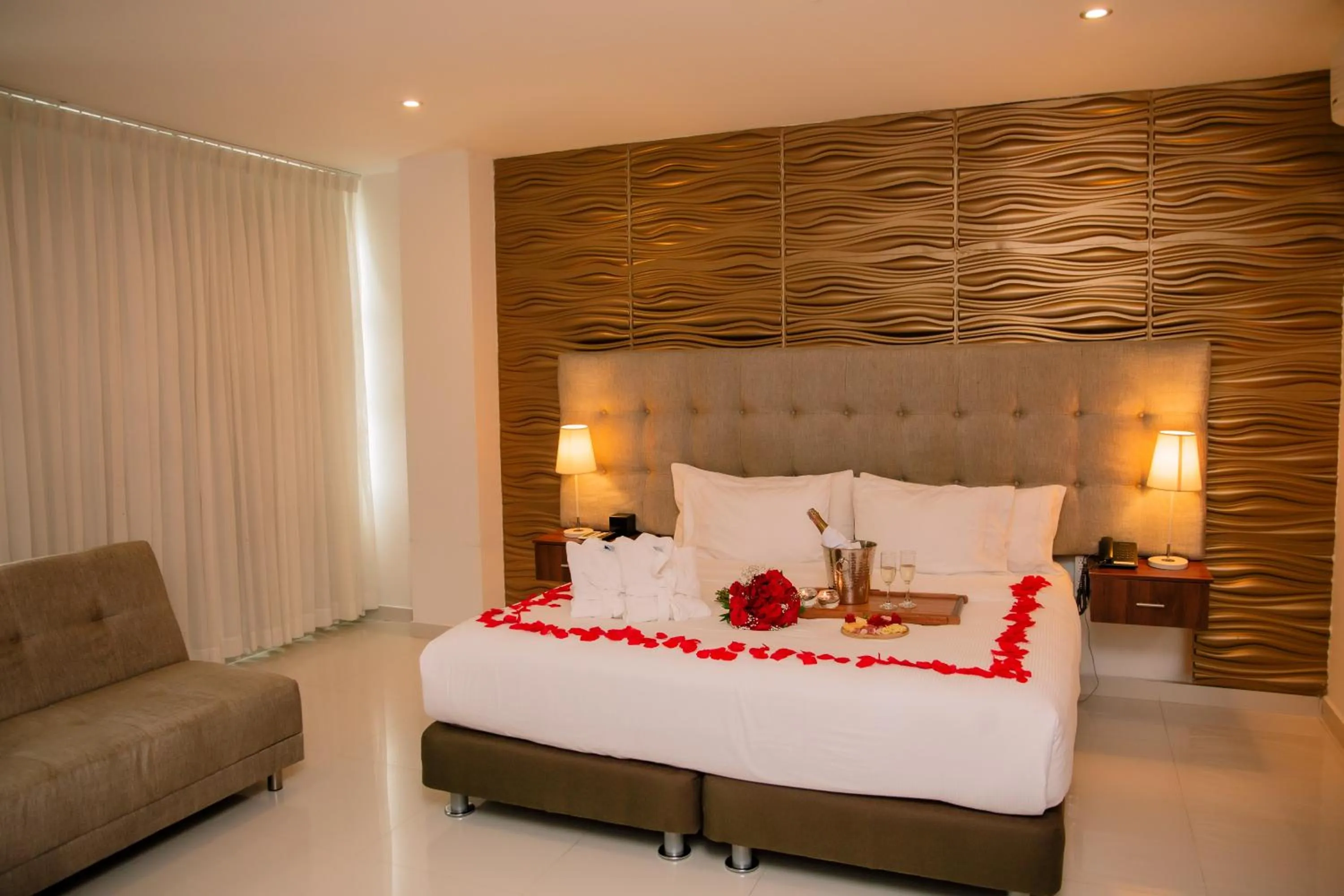 wedding, Bed in Hotel Parque Del Sol