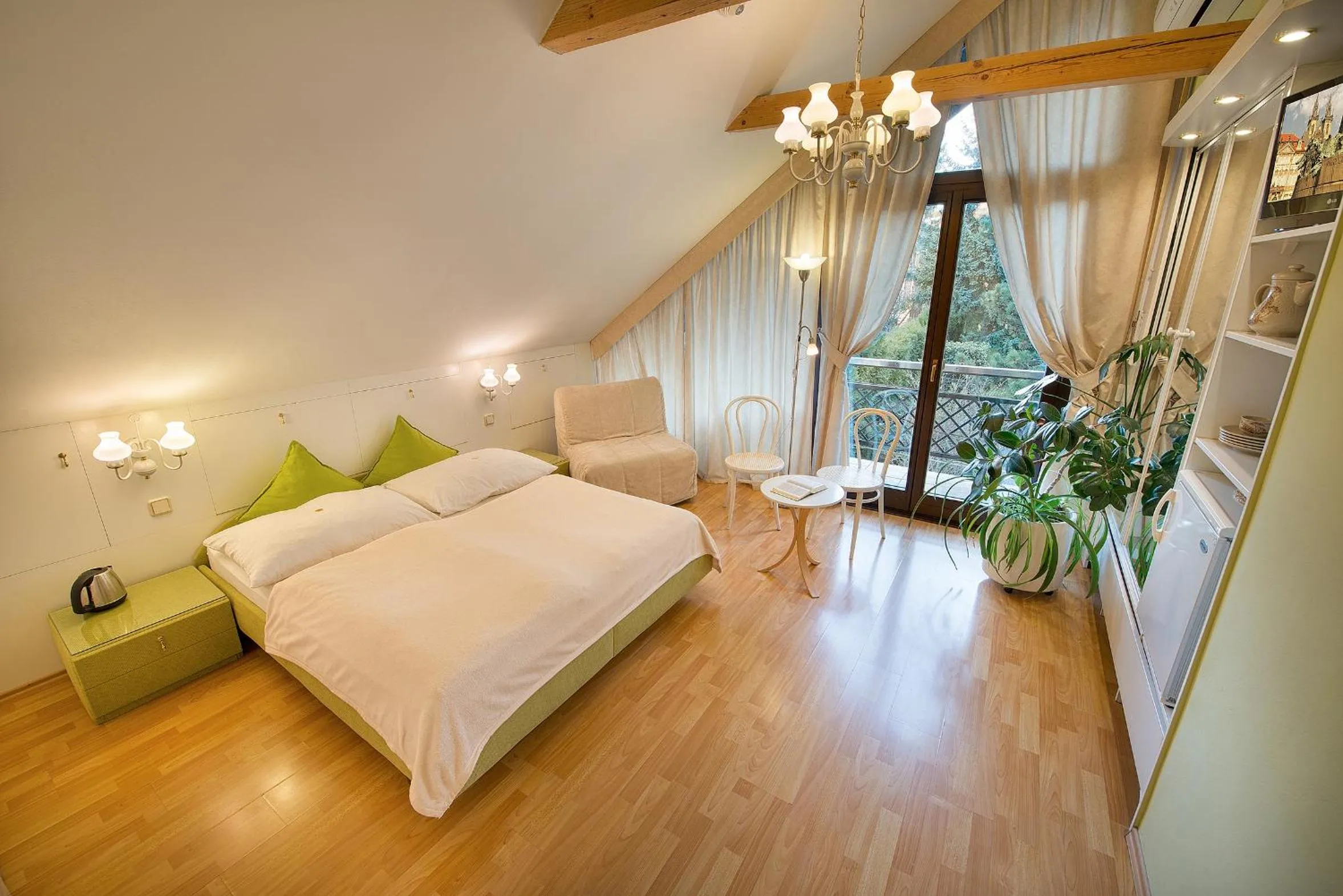 Bedroom, Bed in A. V. Pension Praha