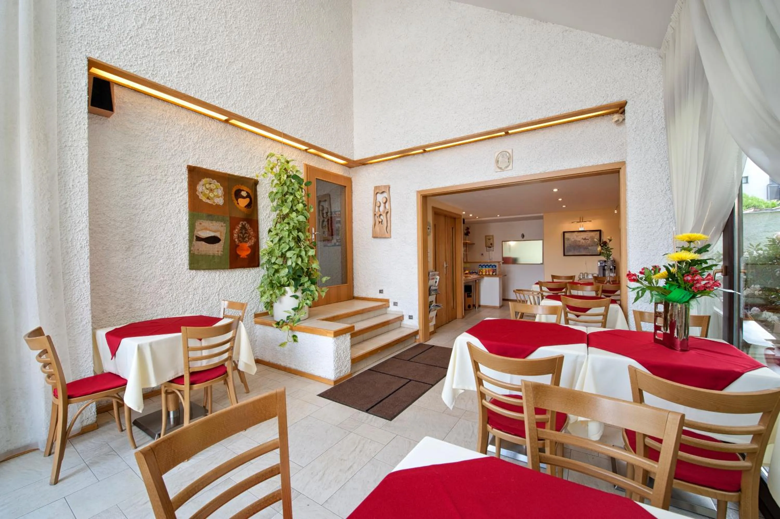 Seating area in A. V. Pension Praha