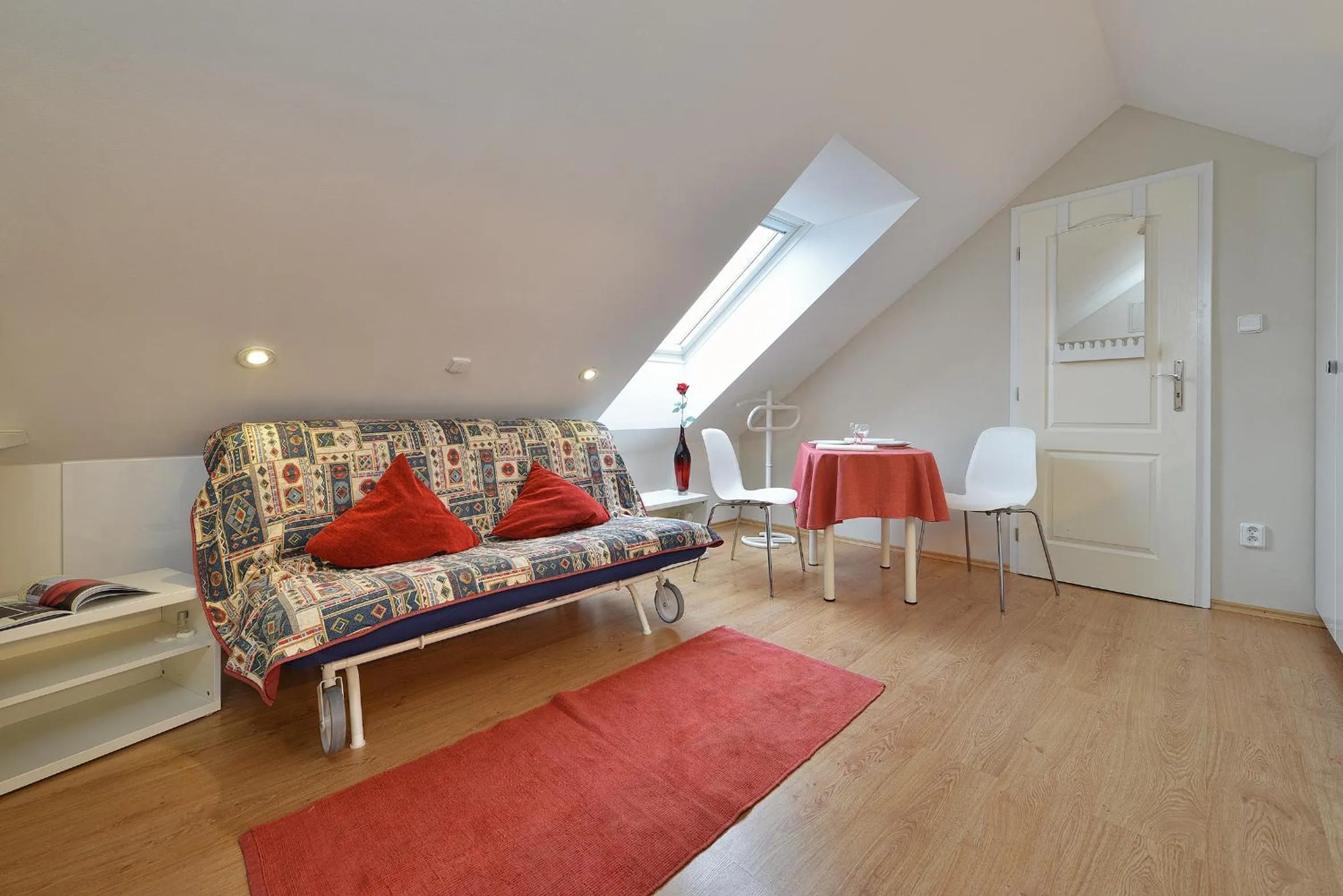 Seating area in A. V. Pension Praha