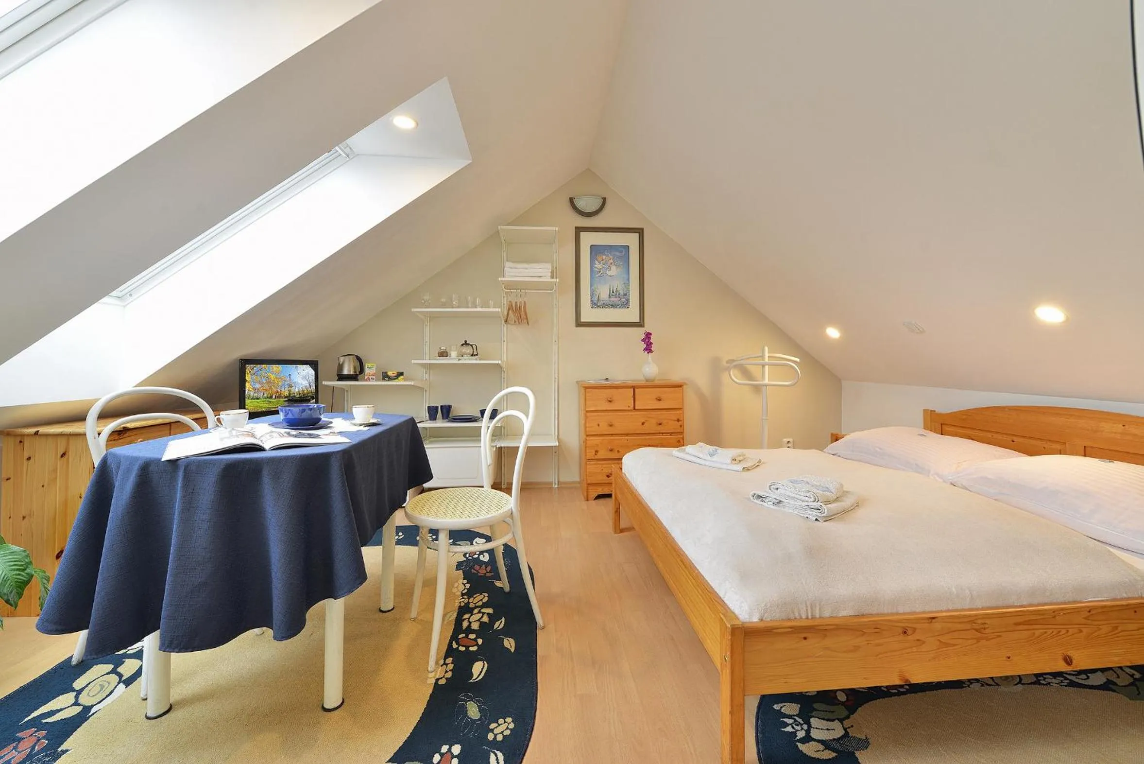 Bed in A. V. Pension Praha