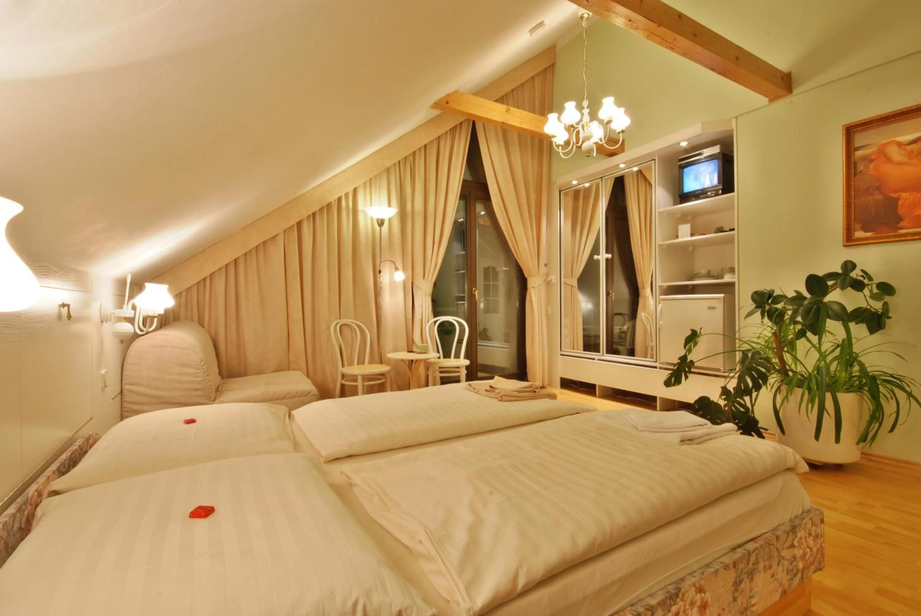 Bedroom, Bed in A. V. Pension Praha