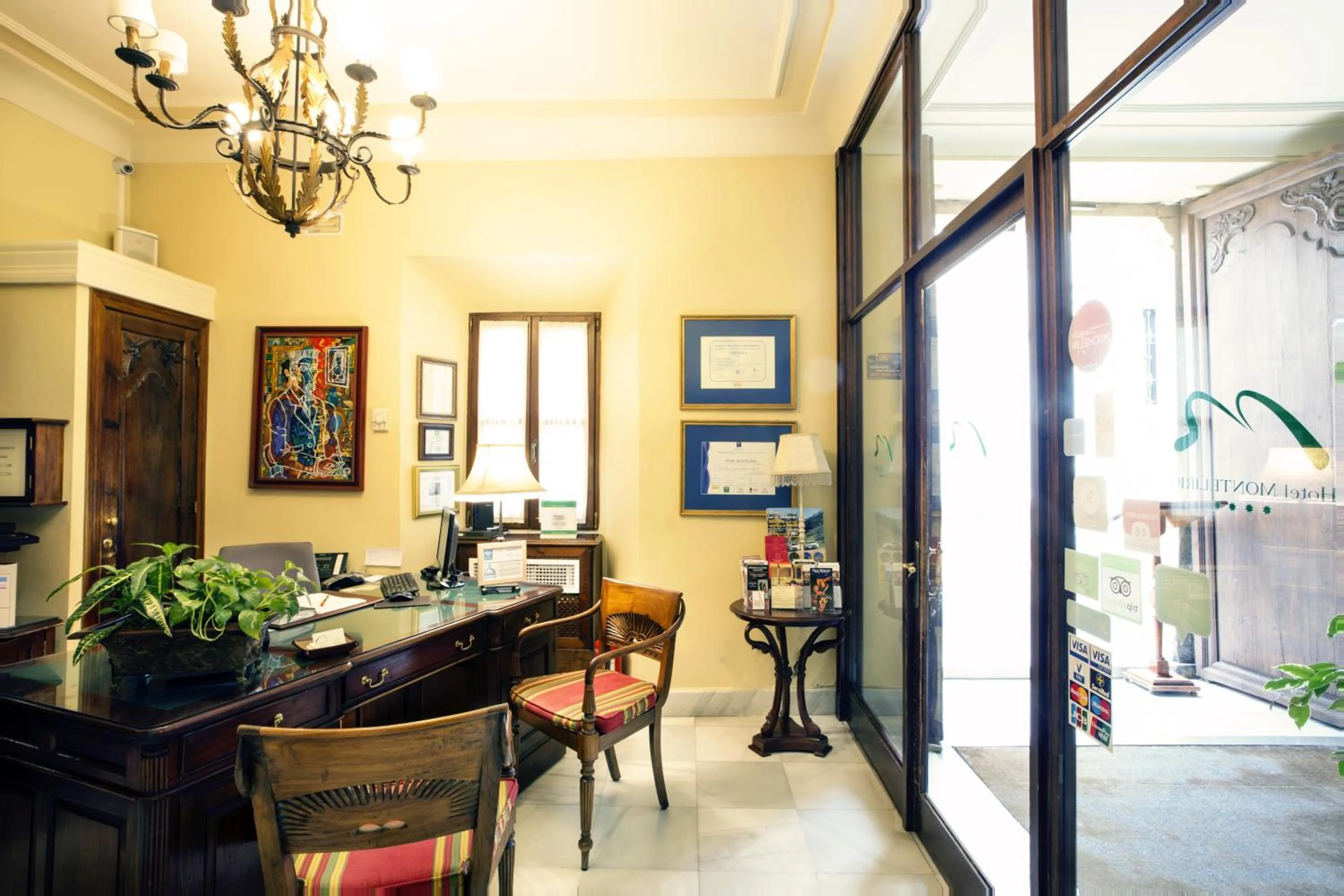 Lobby or reception in Hotel Montelirio