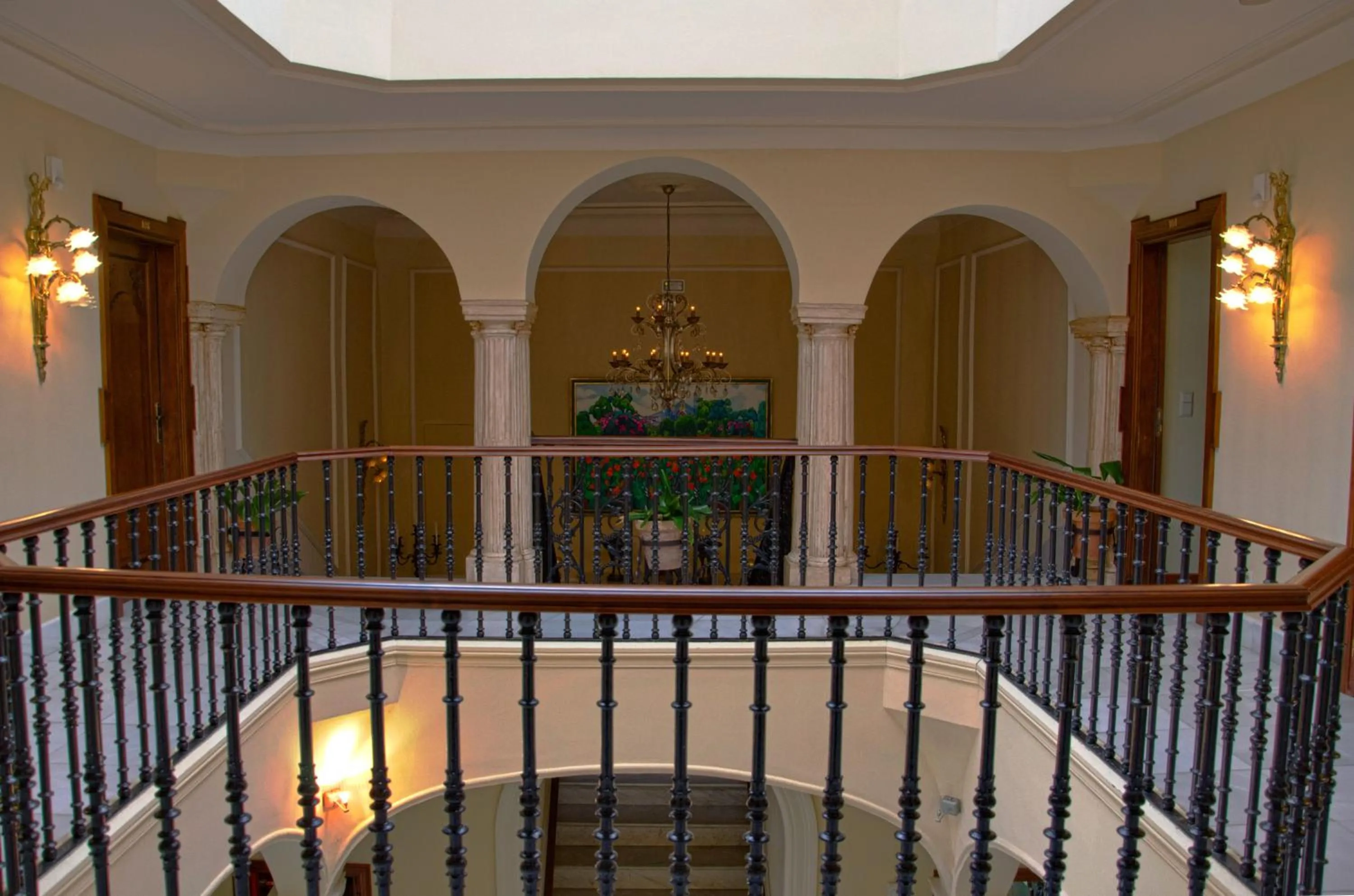 Decorative detail in Hotel Montelirio