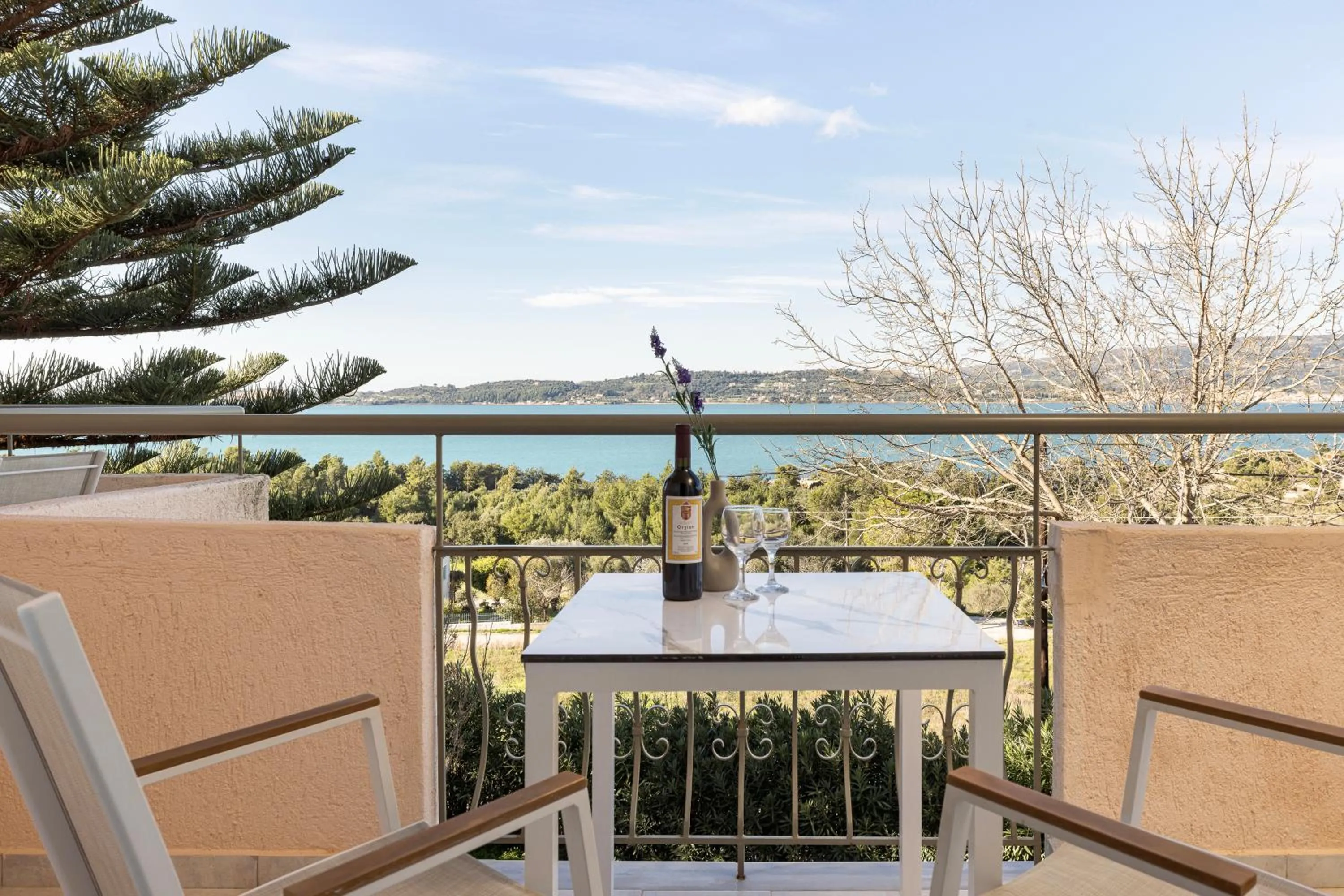 Natural landscape in Panorama Fanari studios and apartments