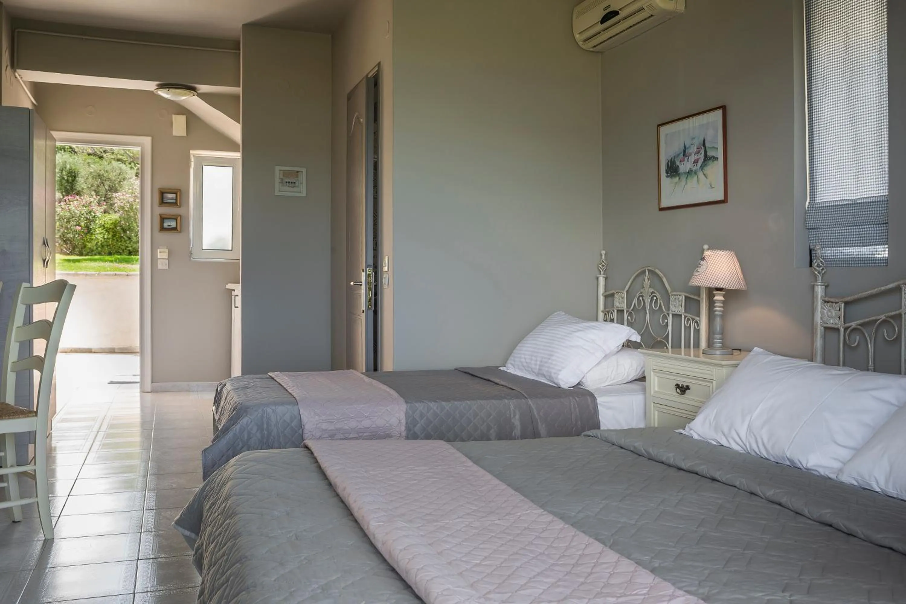 Bedroom, Bed in Panorama Fanari studios and apartments