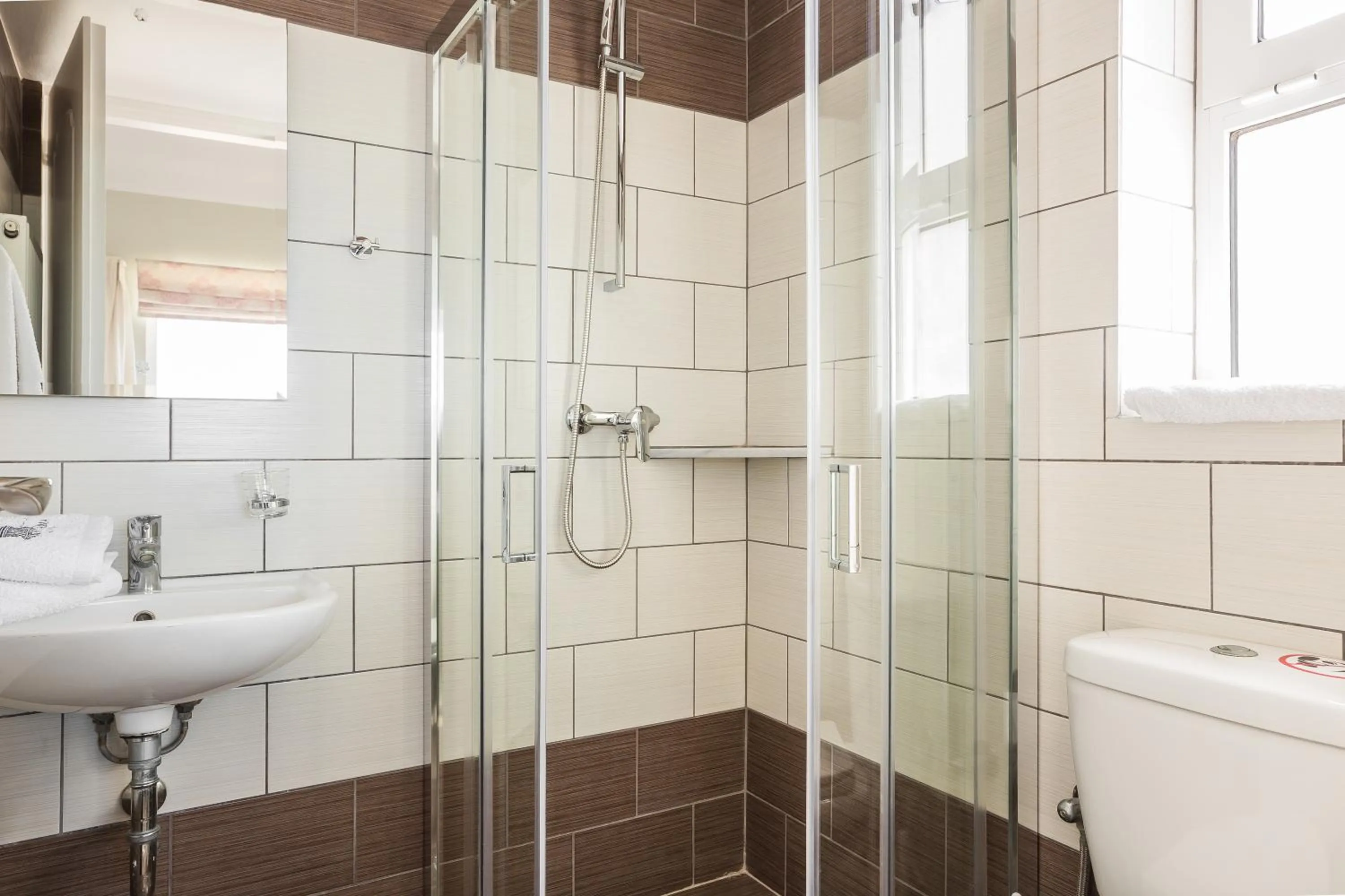 Bathroom in Panorama Fanari studios and apartments
