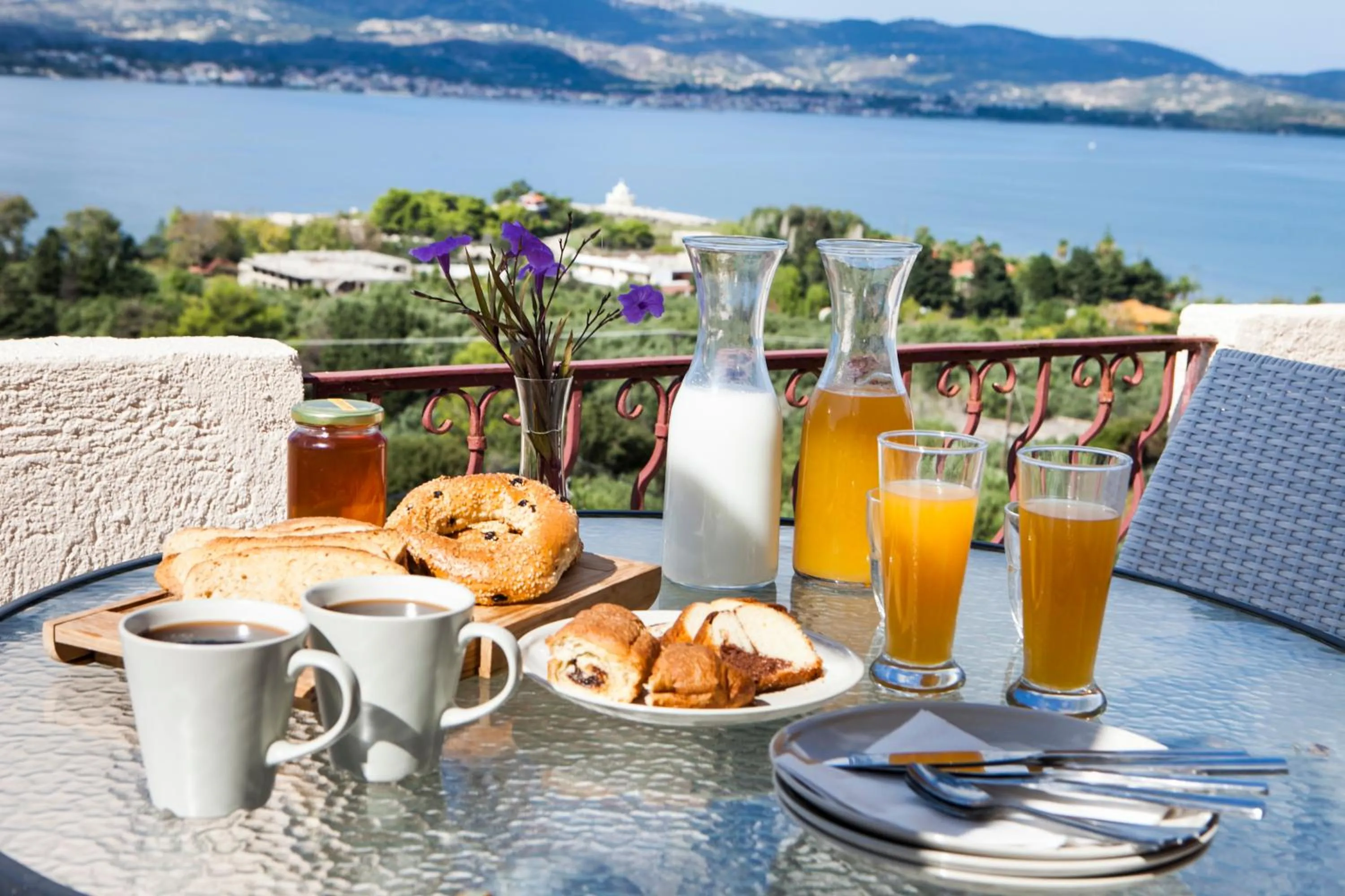 View (from property/room) in Panorama Fanari studios and apartments